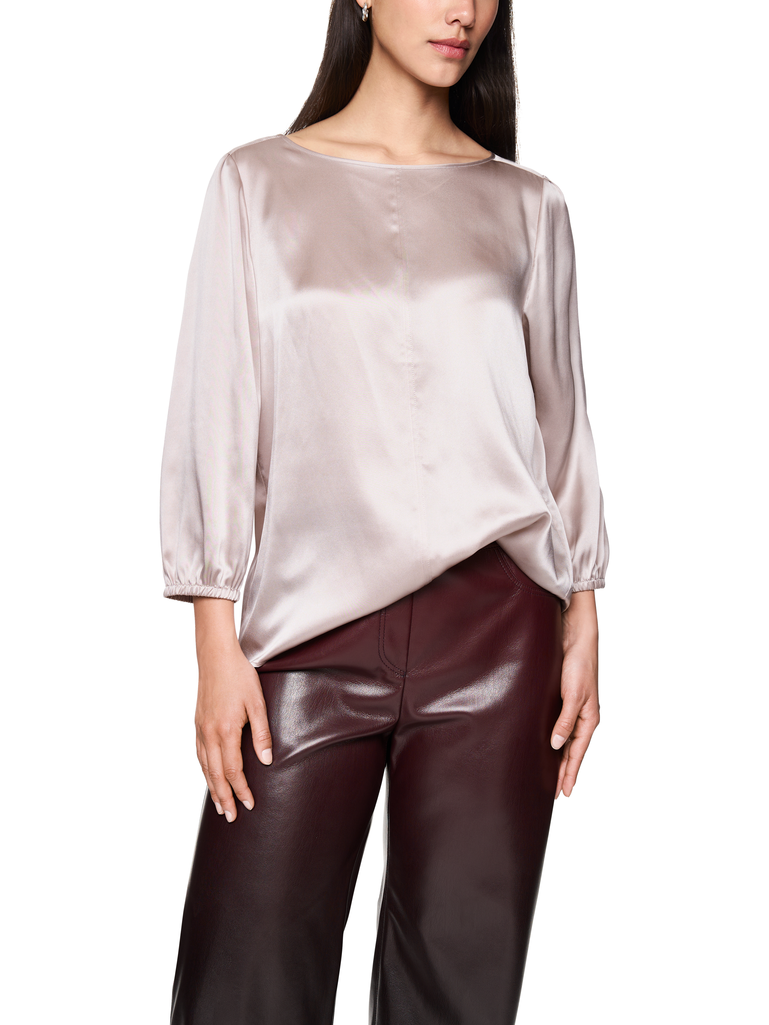 Lockere Seidenbluse