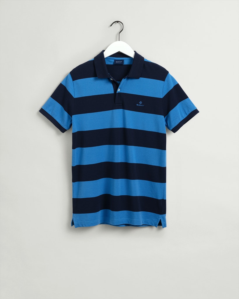Piqué Poloshirt mit Blockstreifen