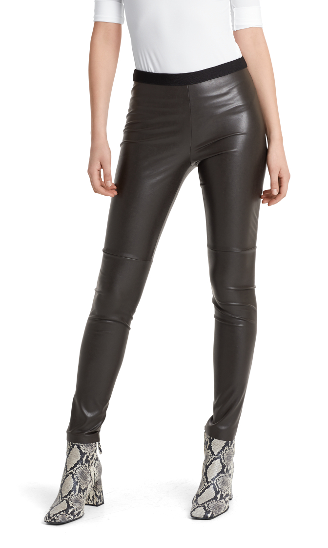 Leggings aus Kunstleder