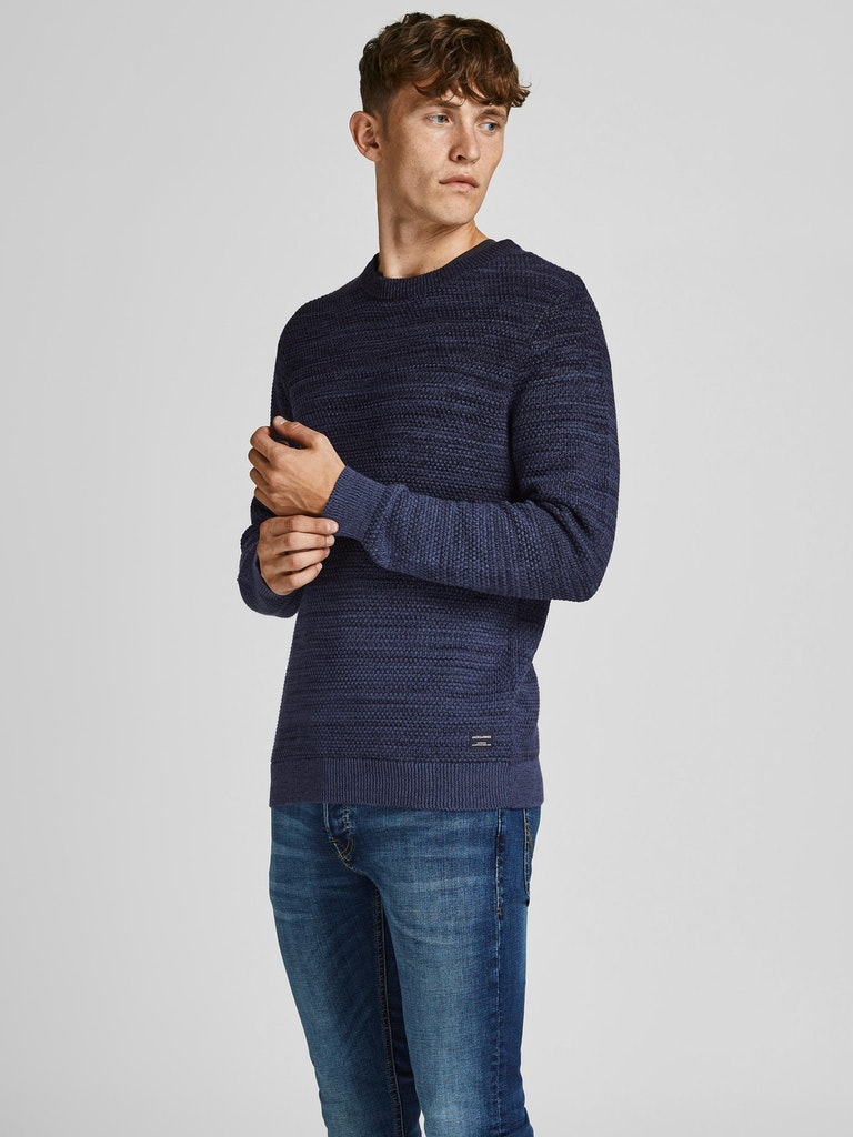 JJETHOMAS KNIT CREW NECK STS
