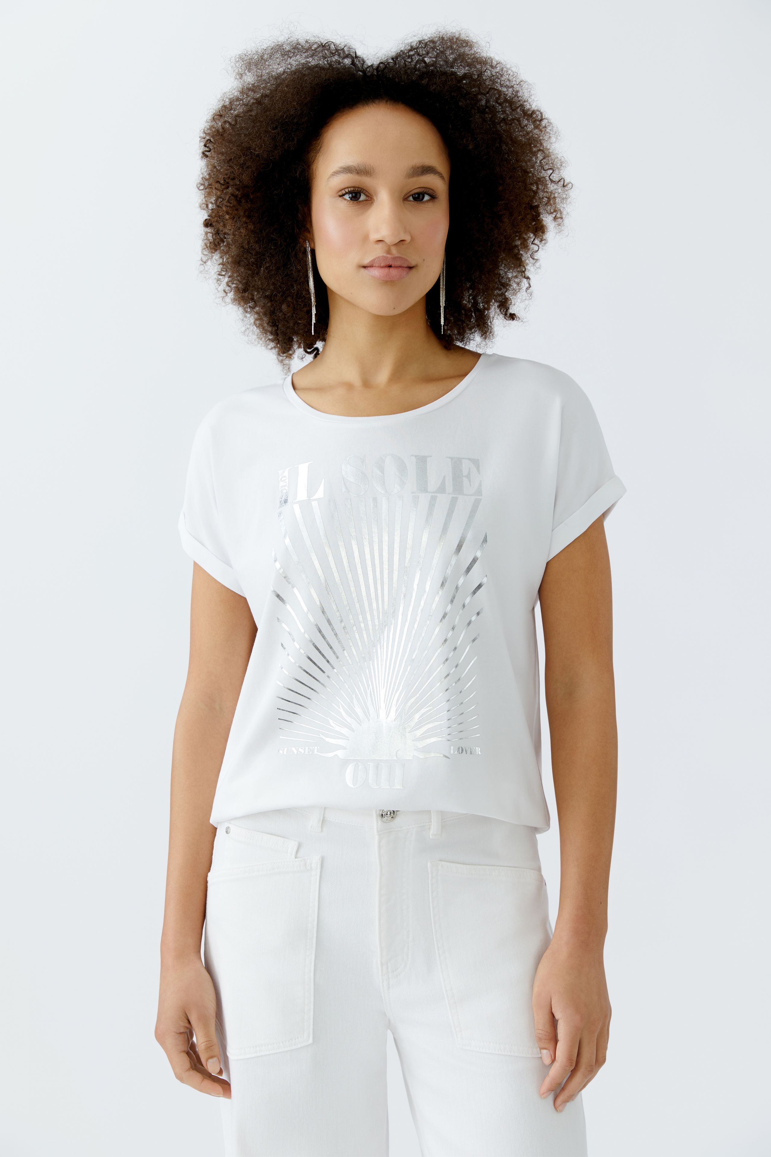 T-Shirt Baumwoll- Modalmischung
