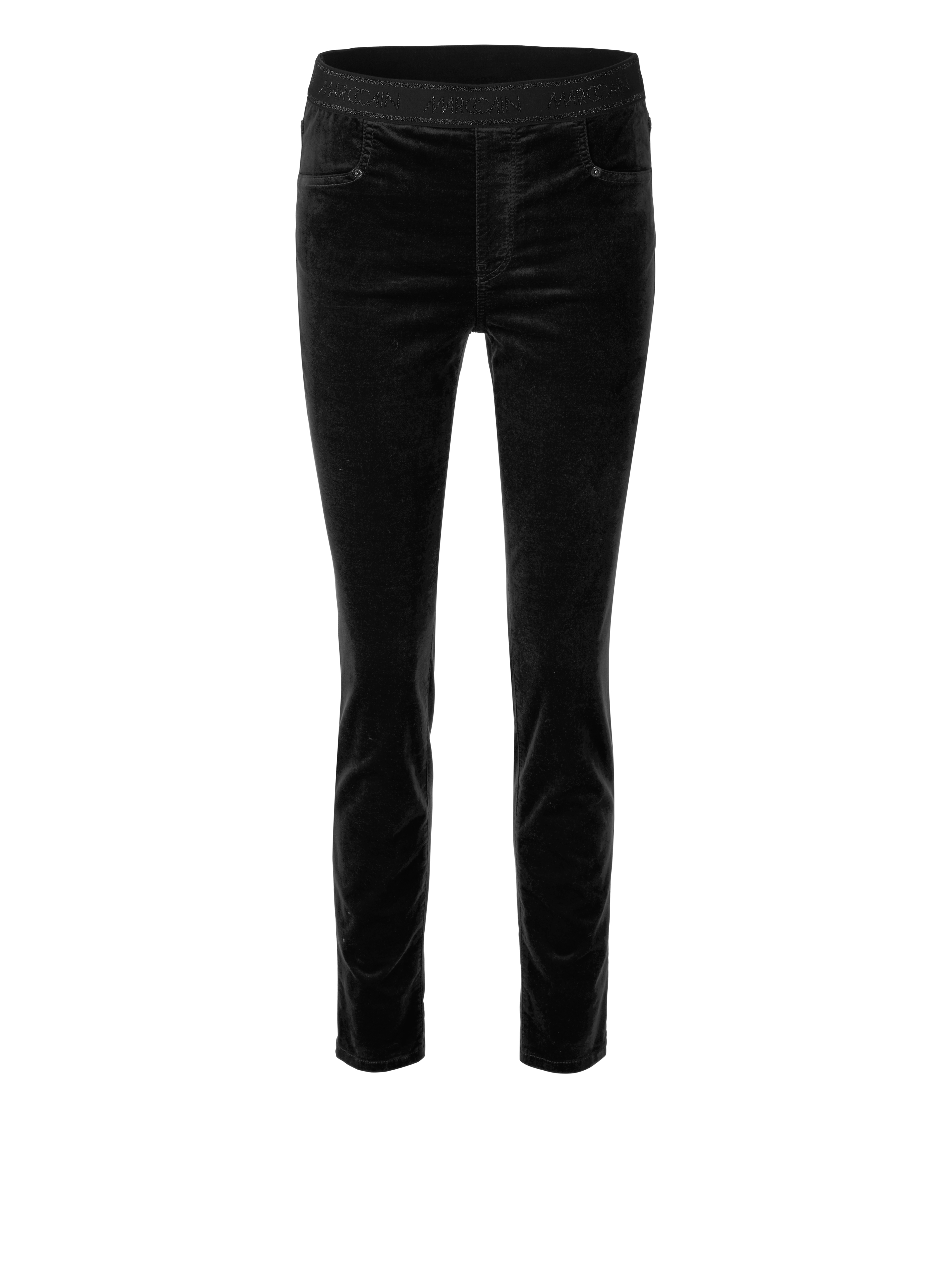 Samtjeans mit Stretch