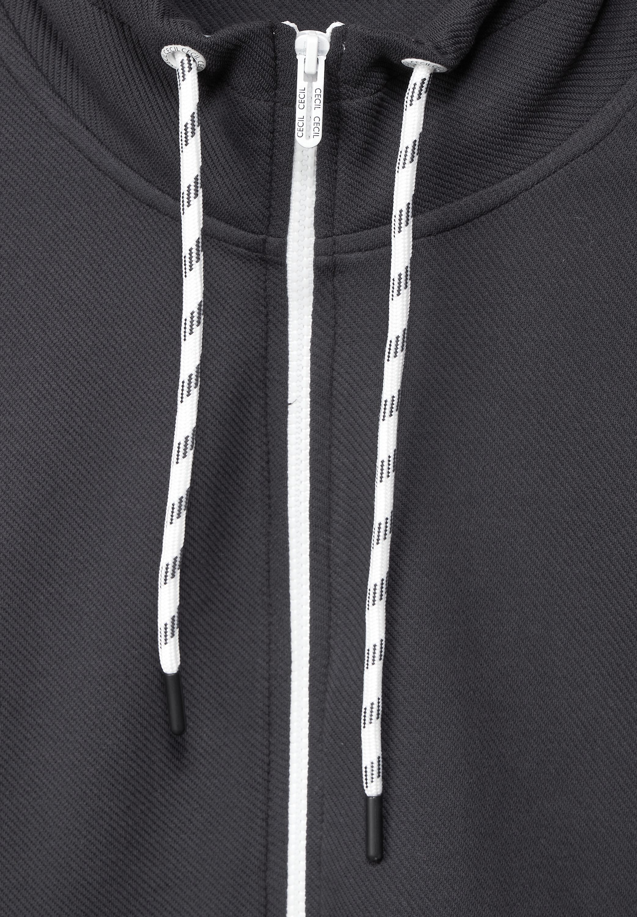 Kurzarm Sweatjacke