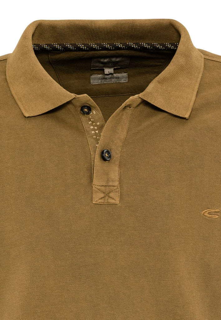 Kurzarm Poloshirt aus reiner Baumwolle