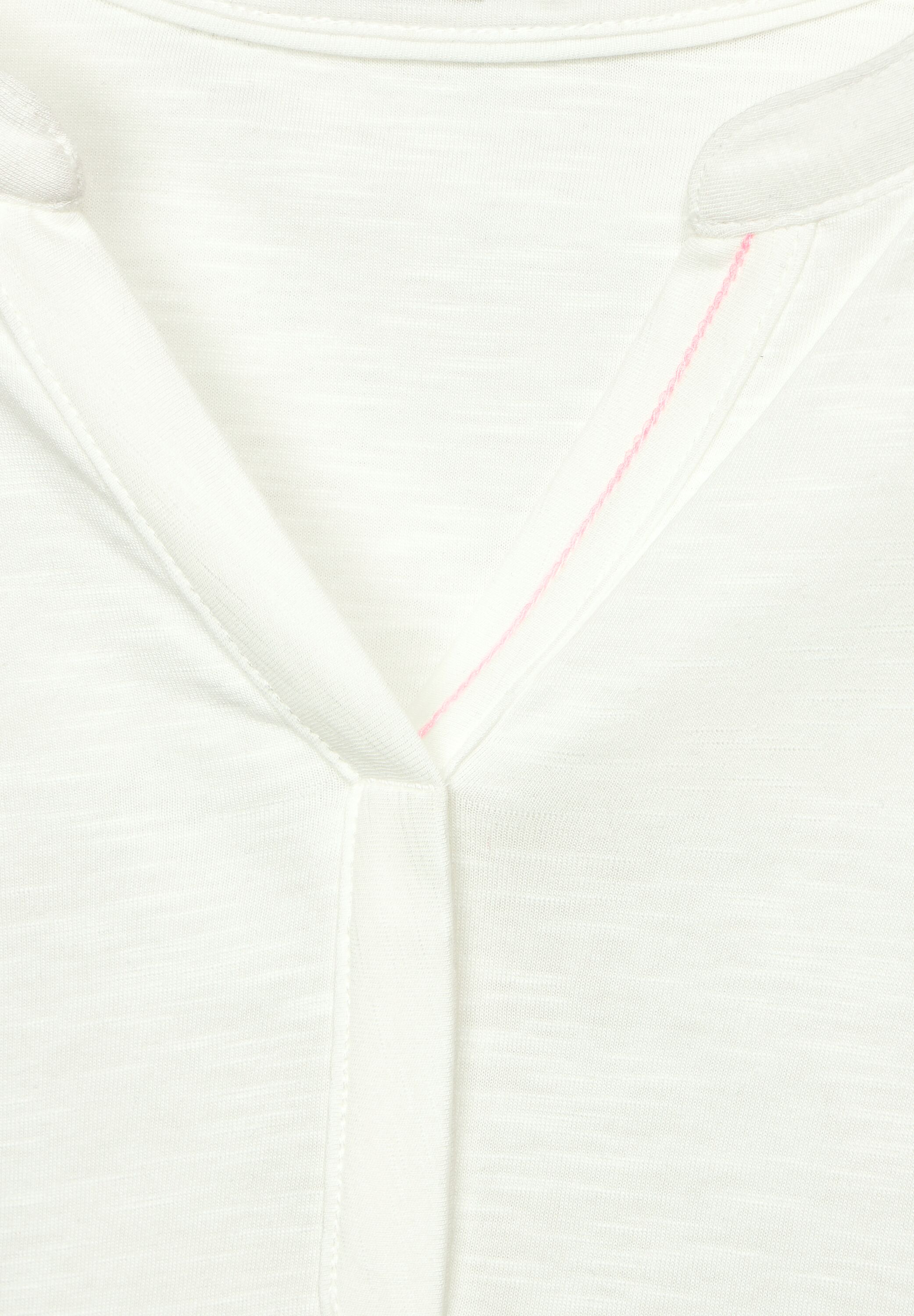 T-Shirt mit Elastiksaum