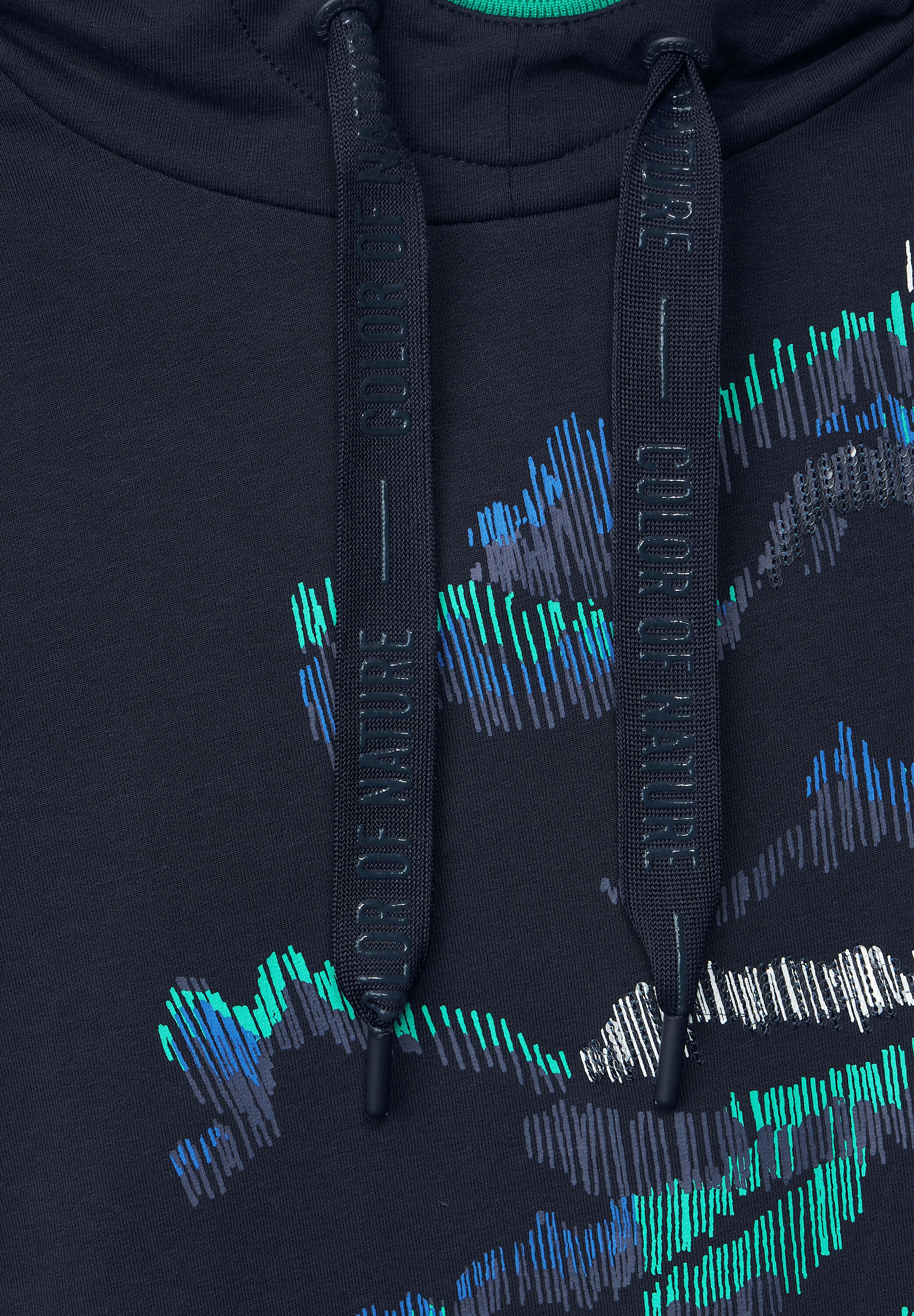 Kapuzenshirt mit Partprint