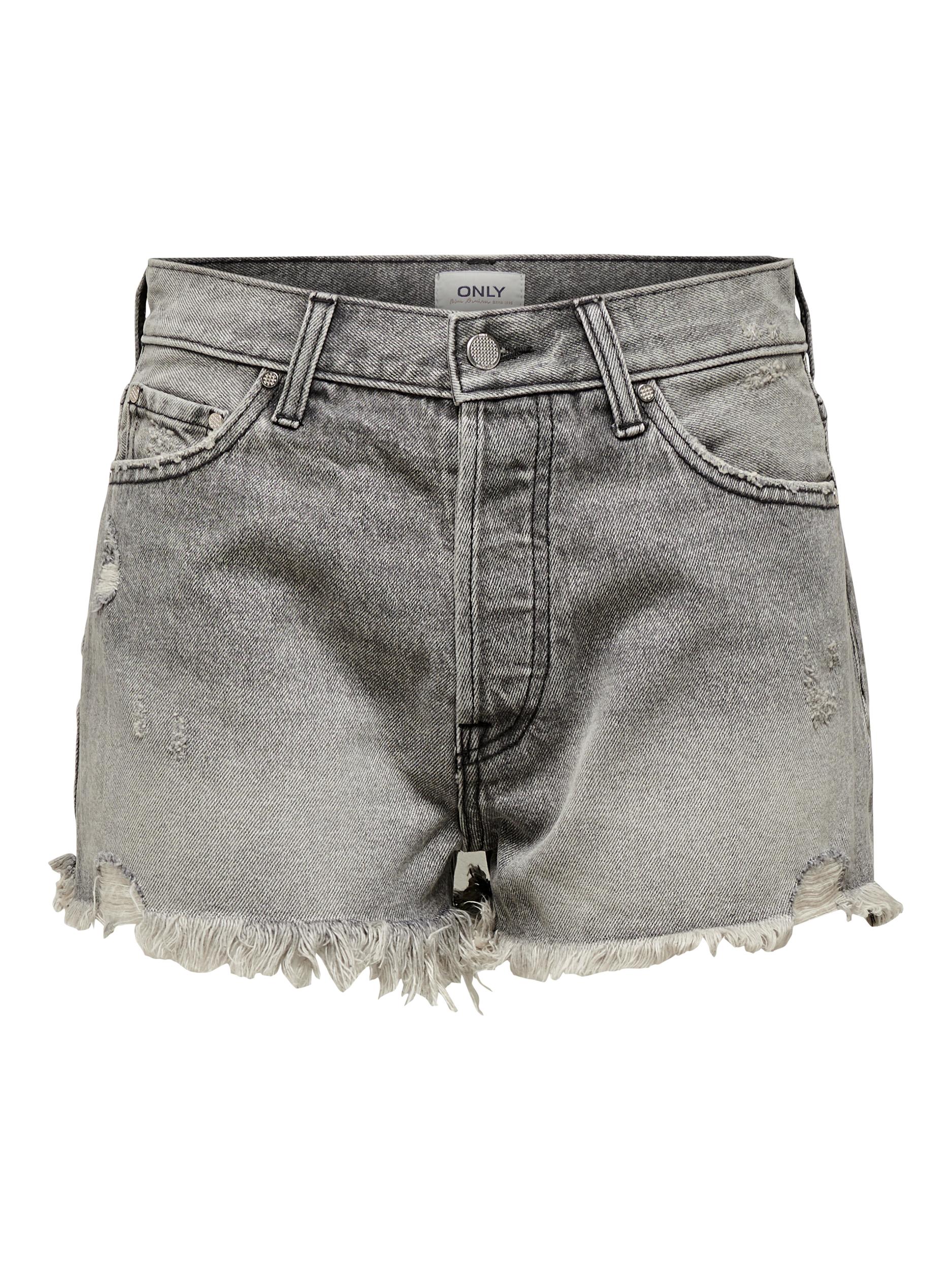 ONLFINE LIFE HW GREY DNM SHORTS ADD