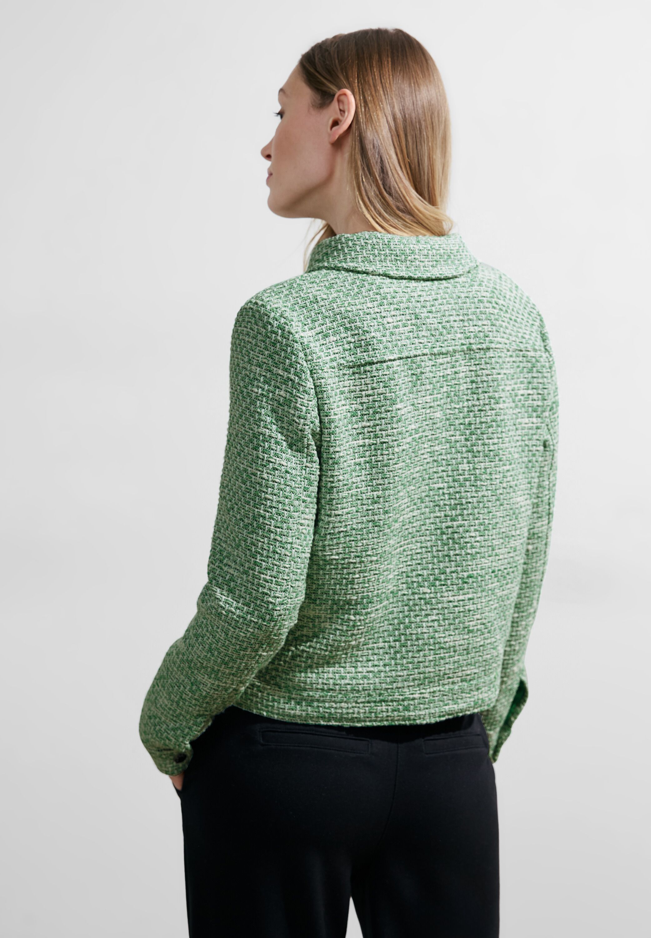 Bouclé Jacke