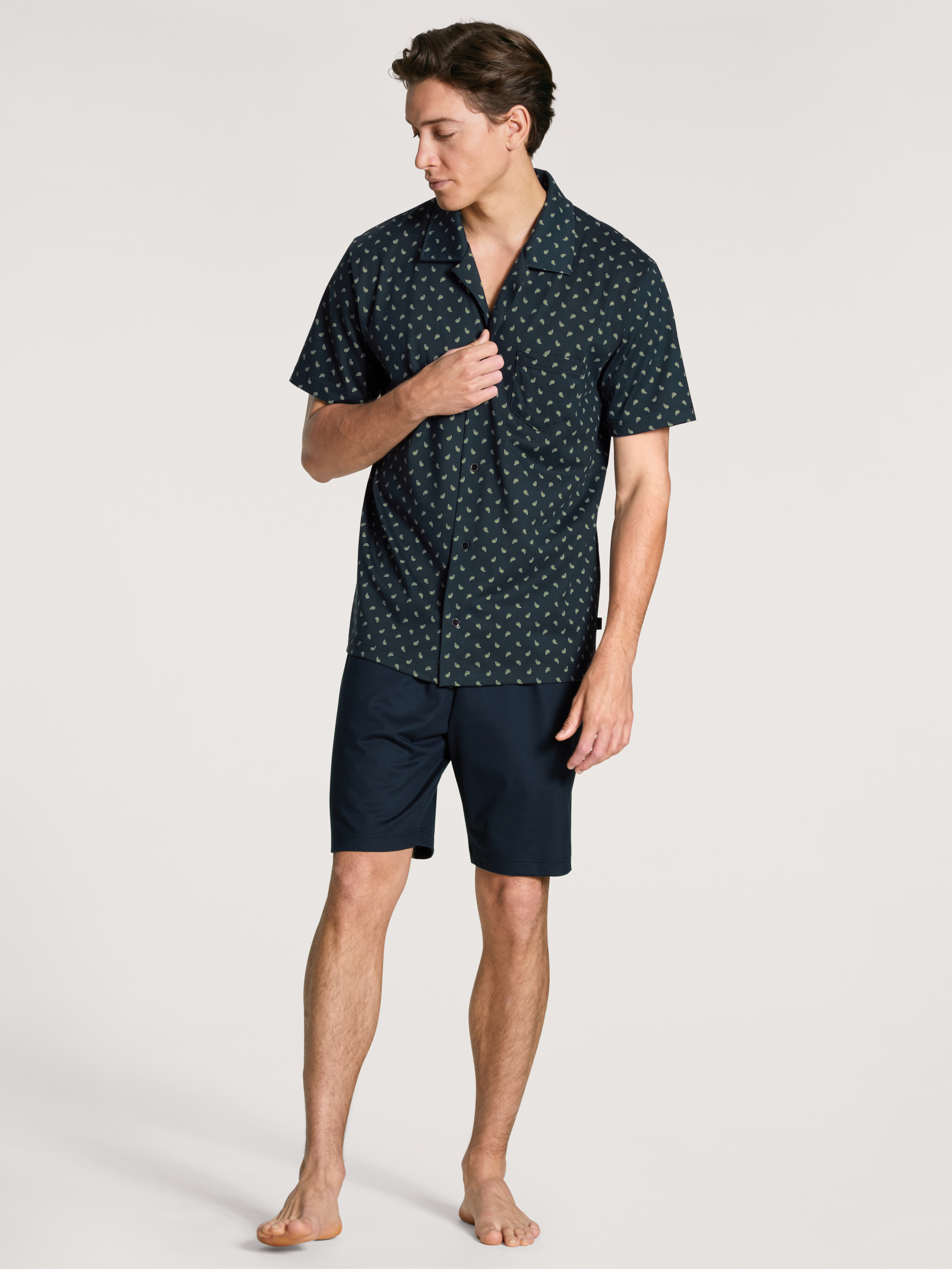 HERREN Pyjama kurz