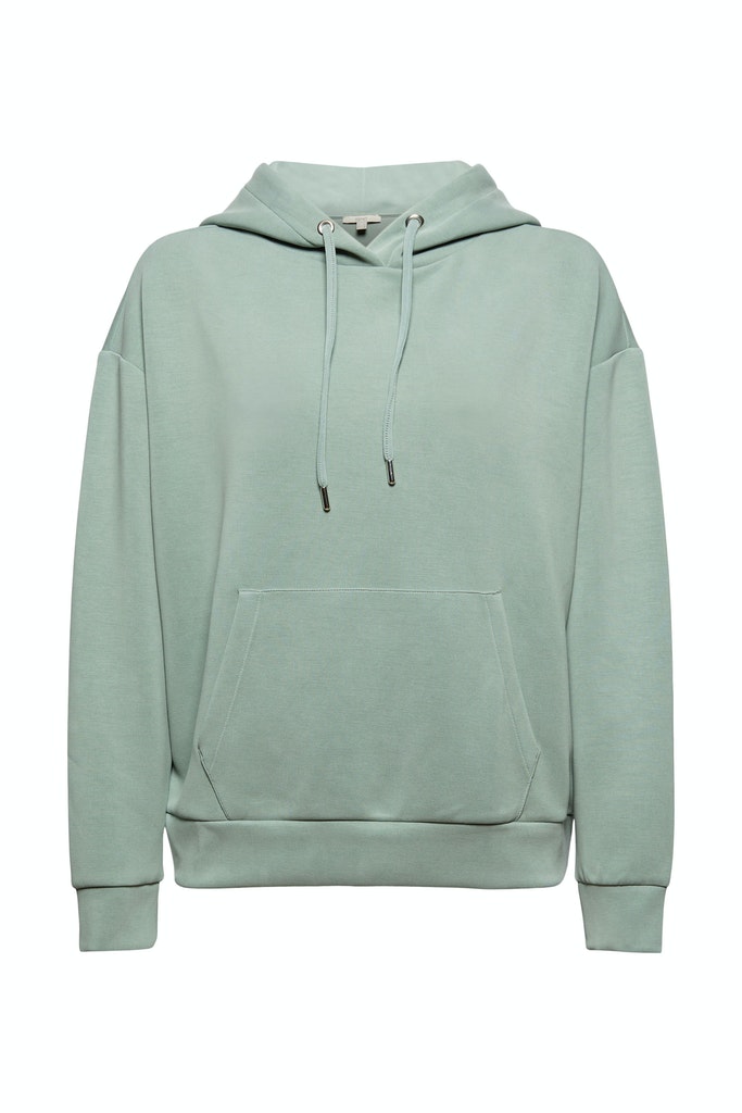Hoodie aus kompaktem Sweat mit TENCEL™