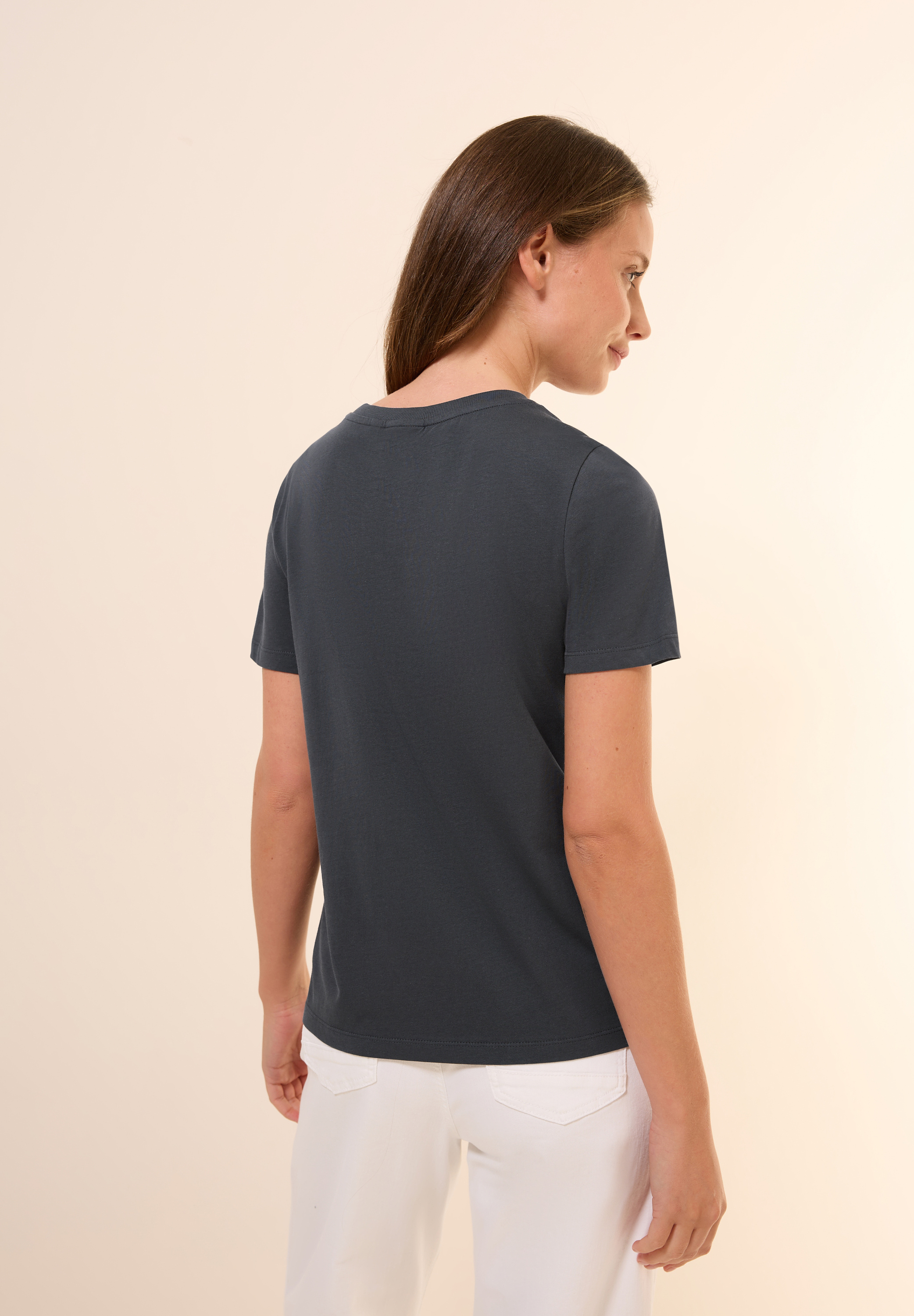 T-Shirt mit Folienprint