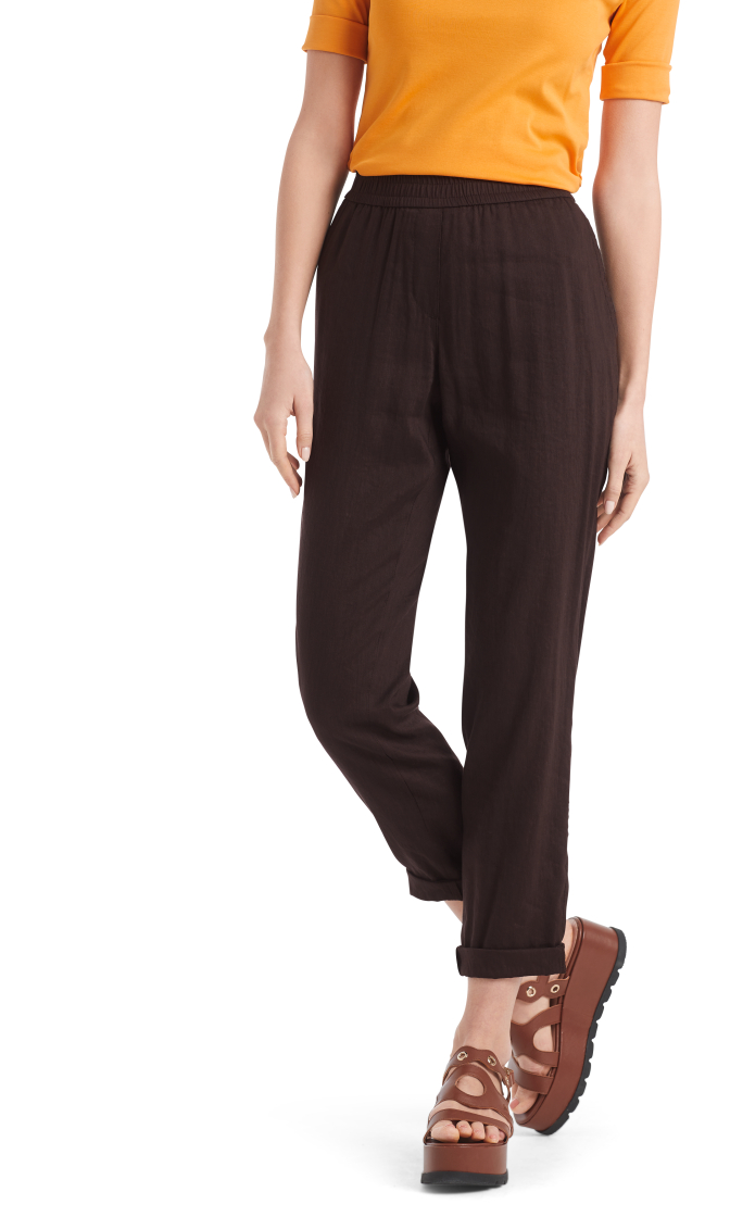 Sommerliche Hose aus Leinenmix