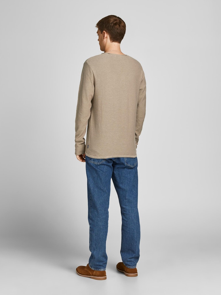 JJEGEORGE KNIT LINEN CREW NECK
