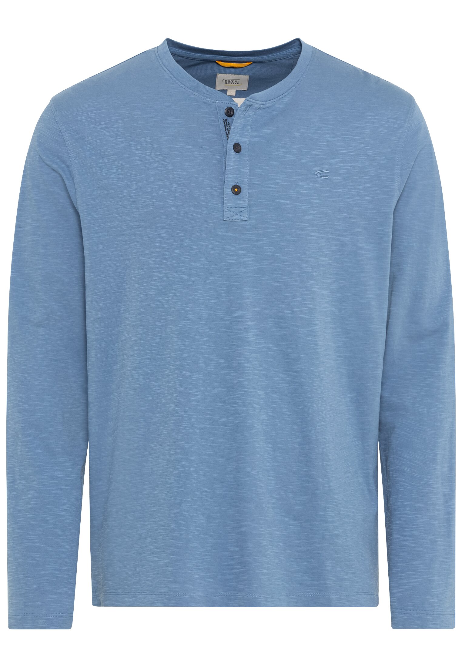 Henleyshirt aus zertifiziertem Organic Cotton
