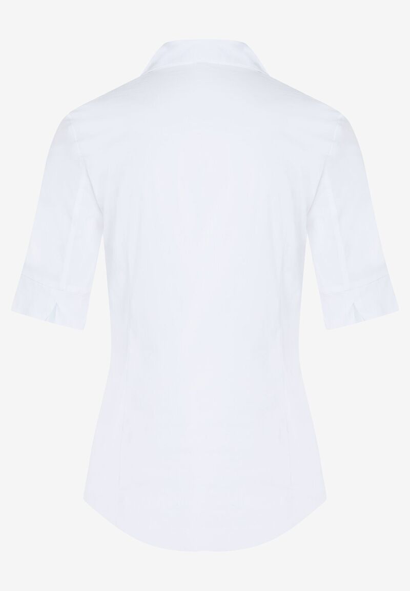 Baumwoll/Stretch Bluse  hellblau