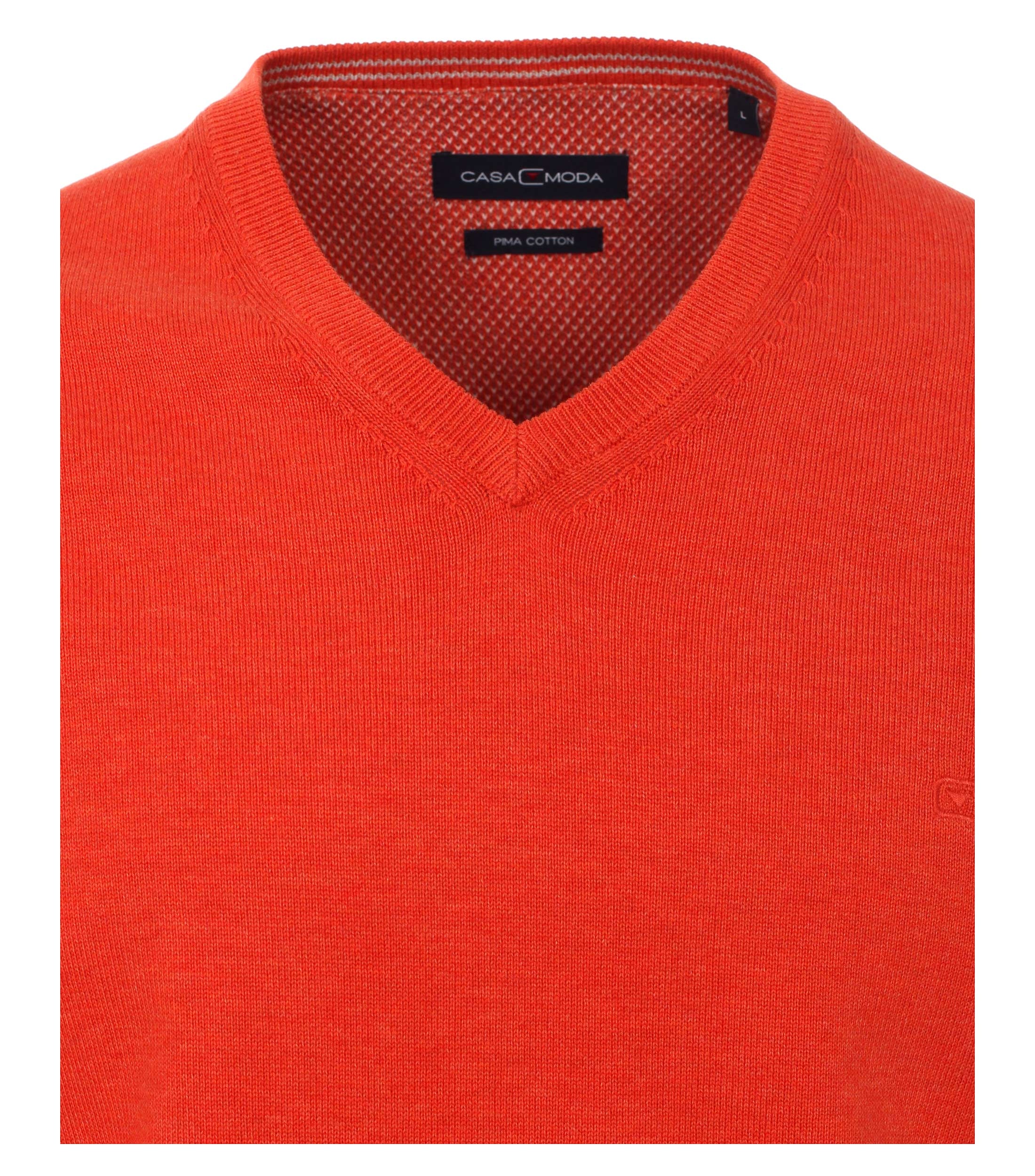 Pullover mit V-Ausschnitt uni 004430