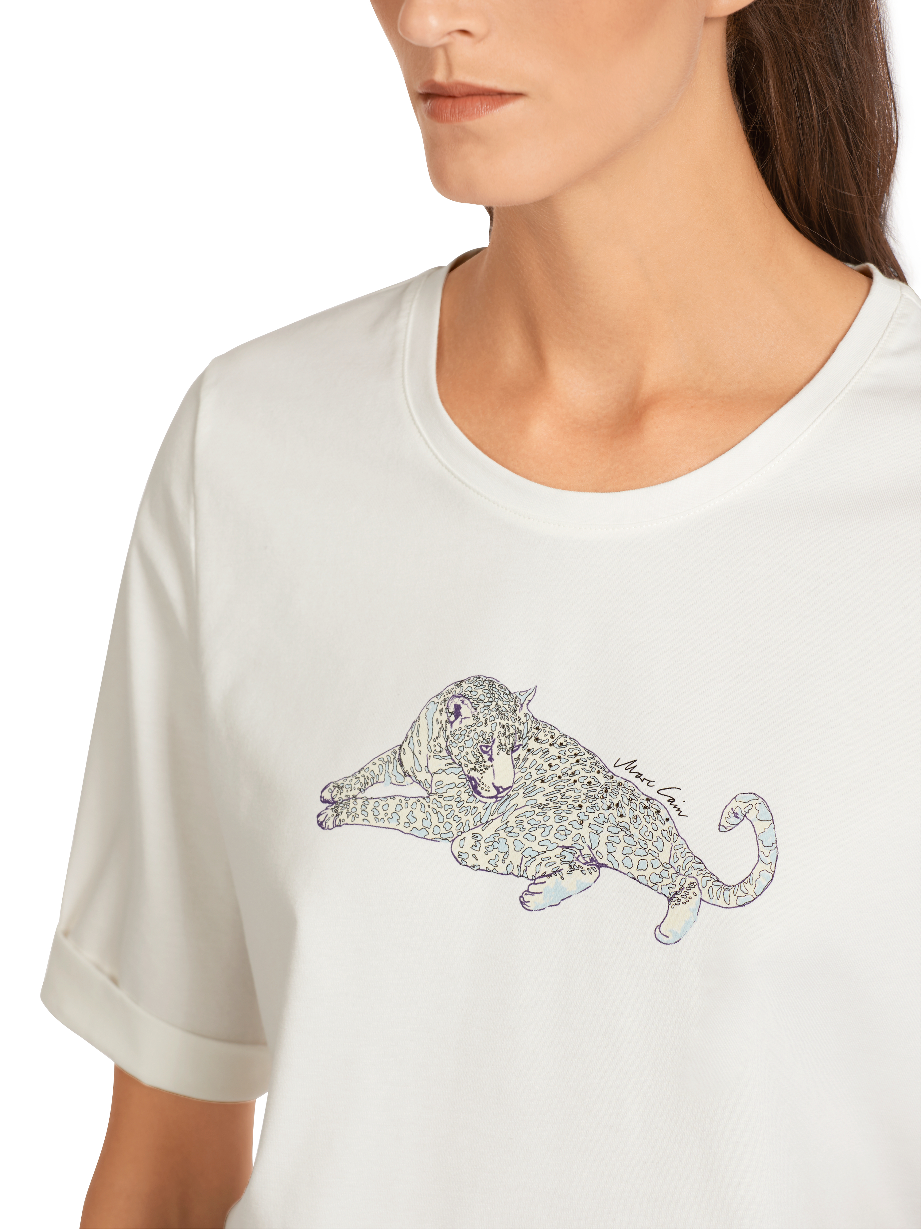 Baumwoll-T-Shirt "Rethink Together"