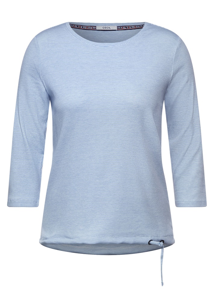 Shirt mit Ripp Streifen