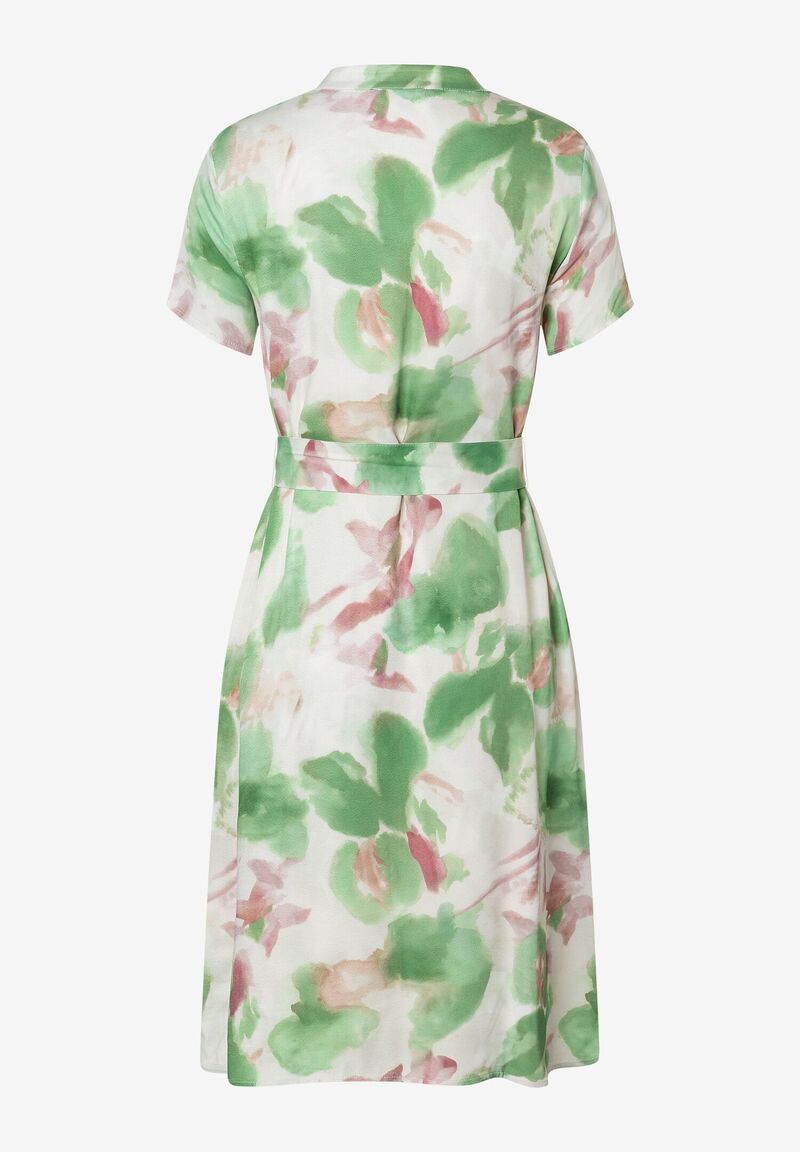 Satinkleid  Flowerprint