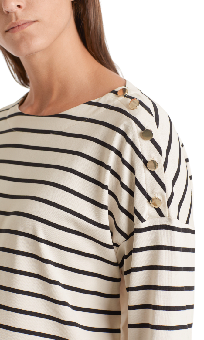 Maritimes Ringelshirt aus Jersey