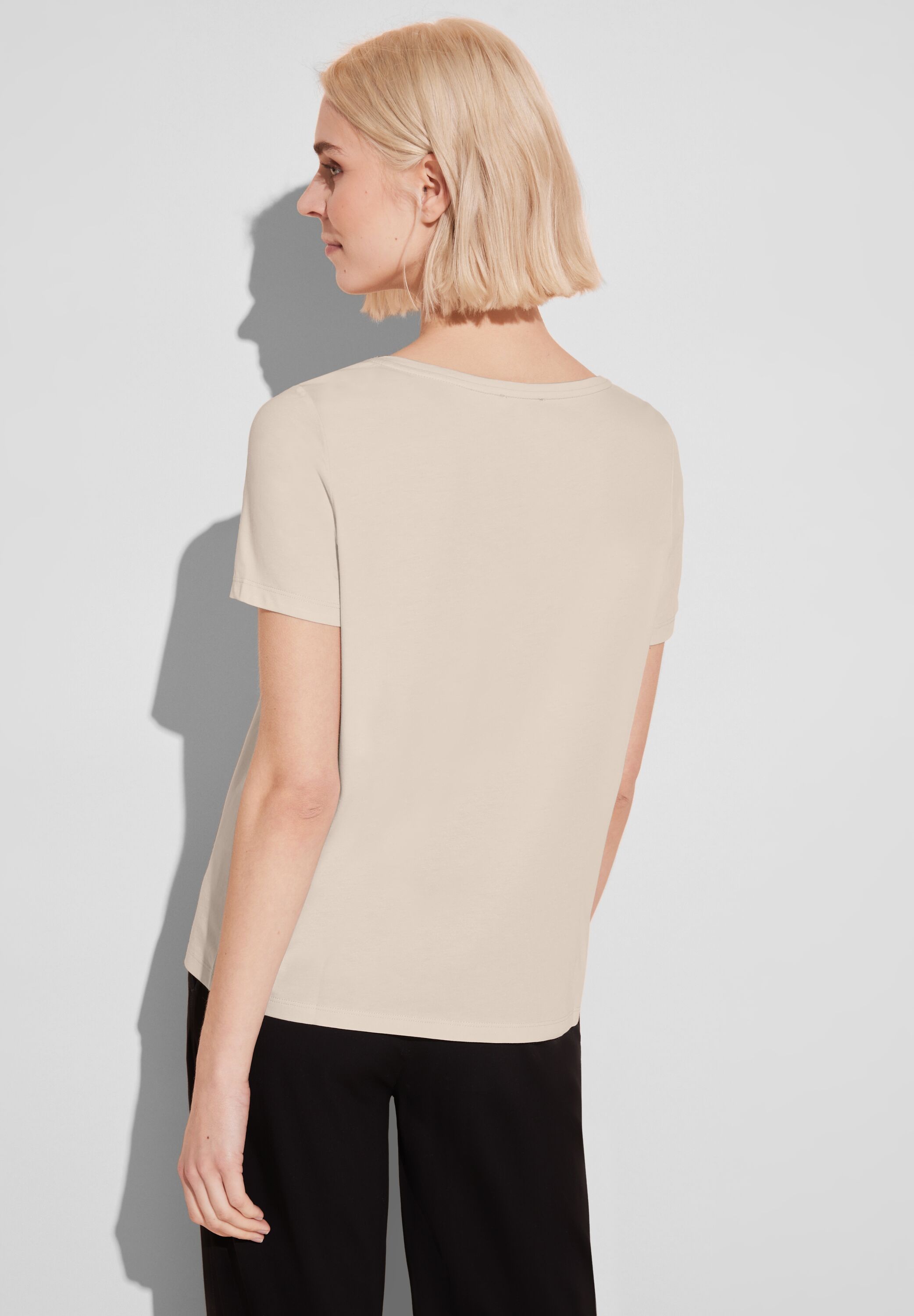 T-Shirt mit Folienprint