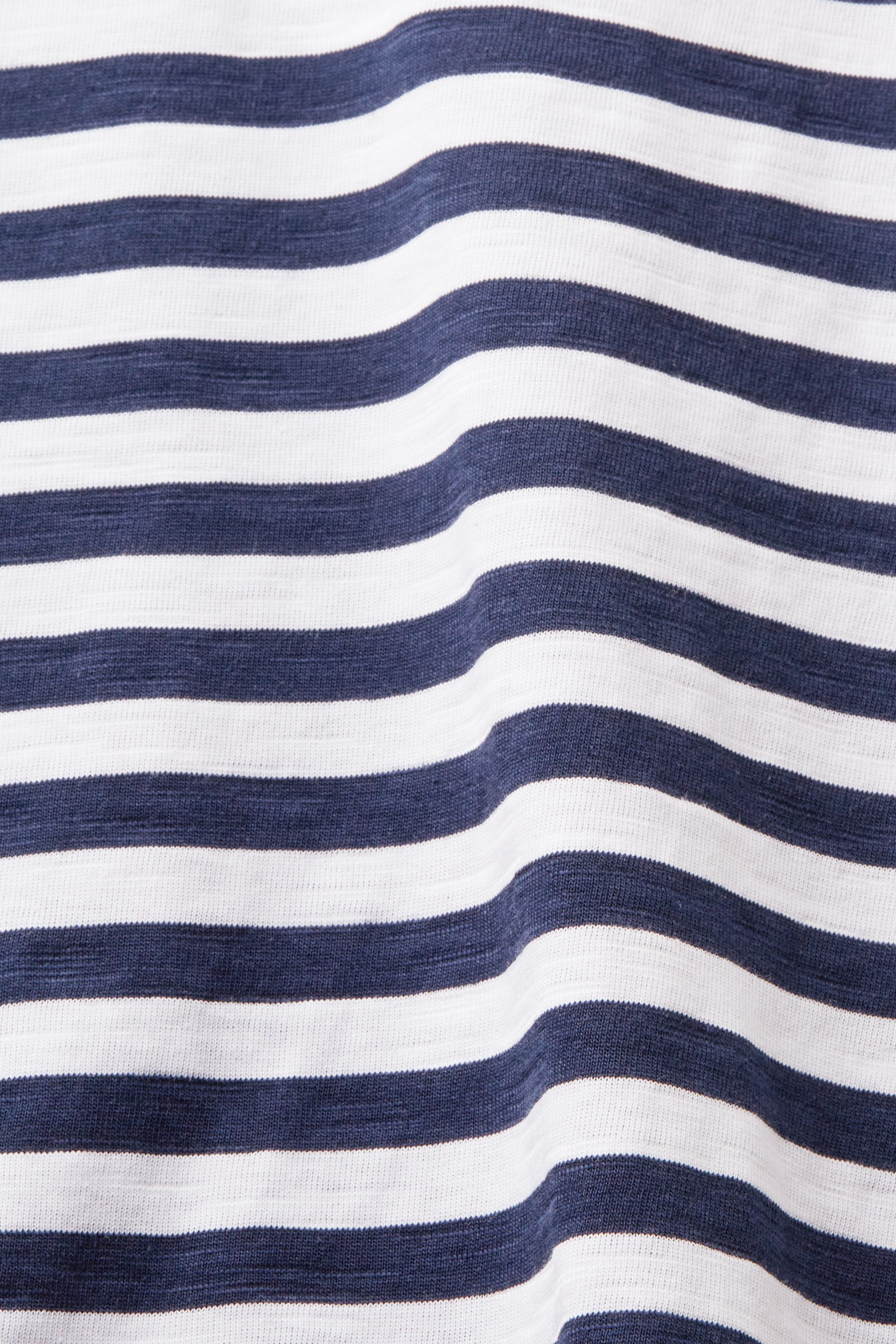 T-Shirt mit Slub-Struktur und U-Ausschnitt