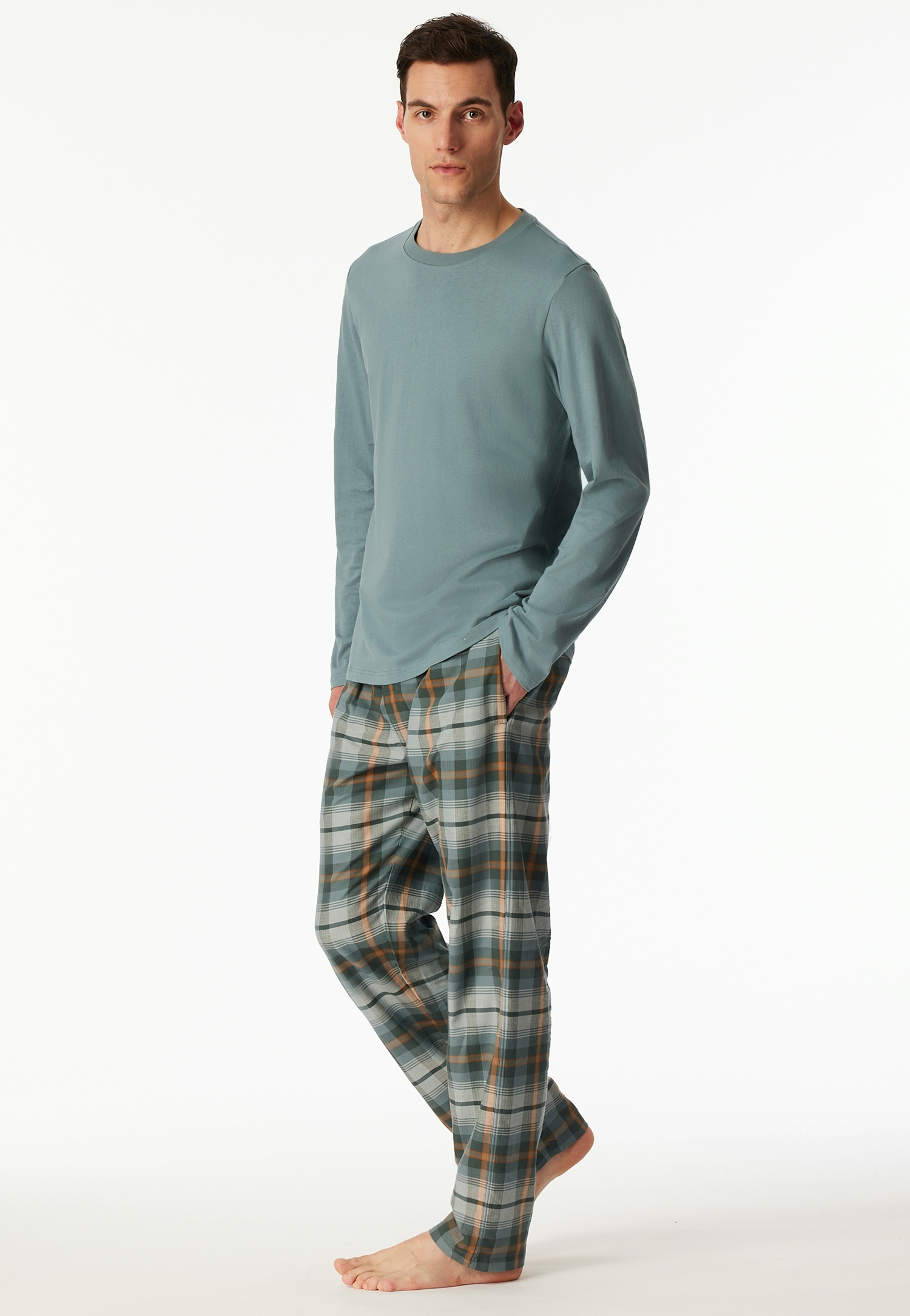 Langarmshirt Rundhals