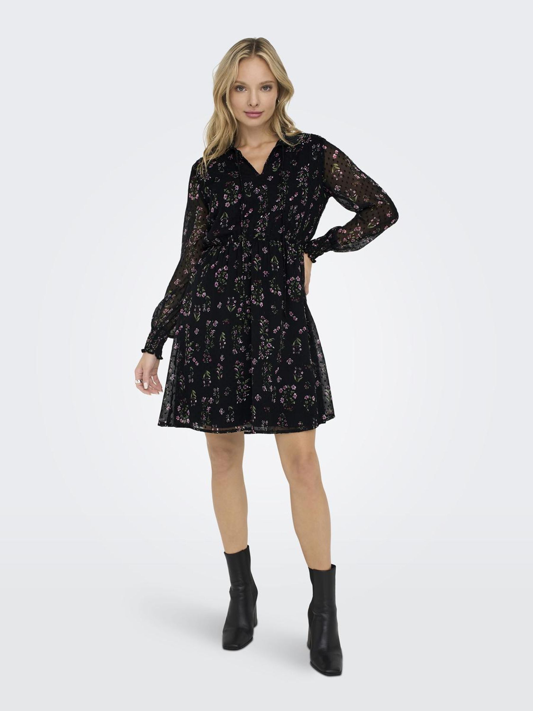 ONLTESSA ELIZA LS DRESS WVN