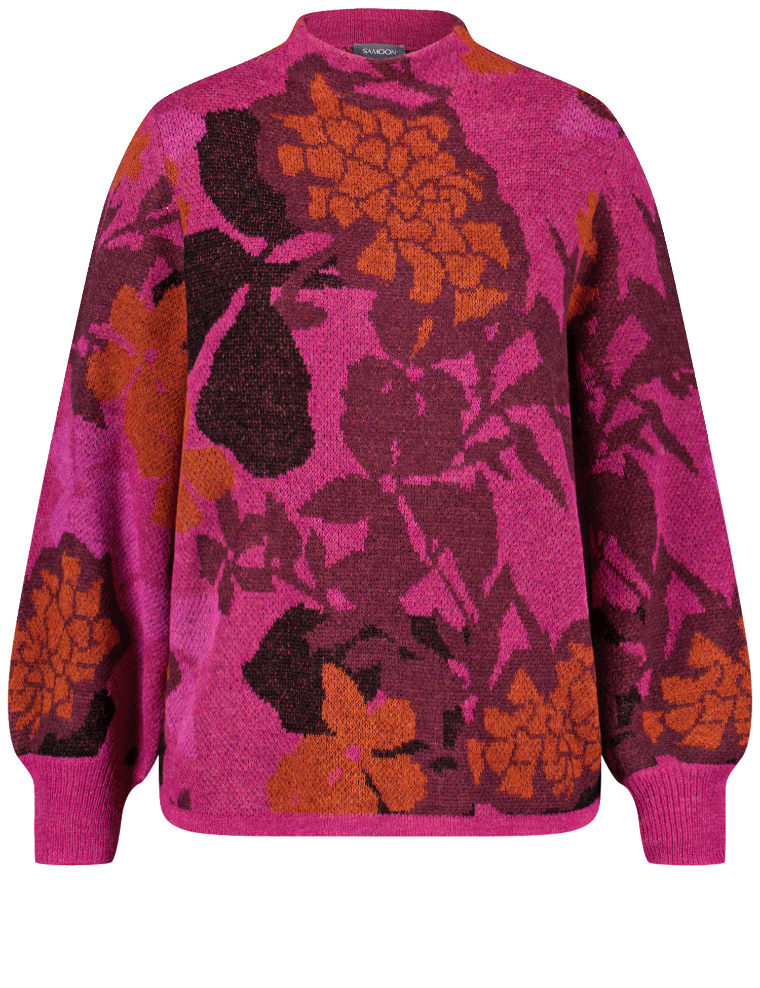 Pullover mit floralem Jacquardmuster