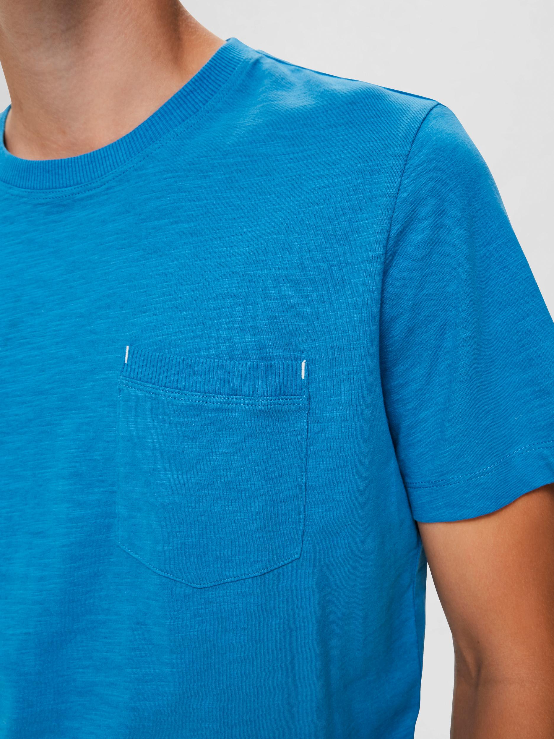 SLHJARED SLUB SS O-NECK TEE W