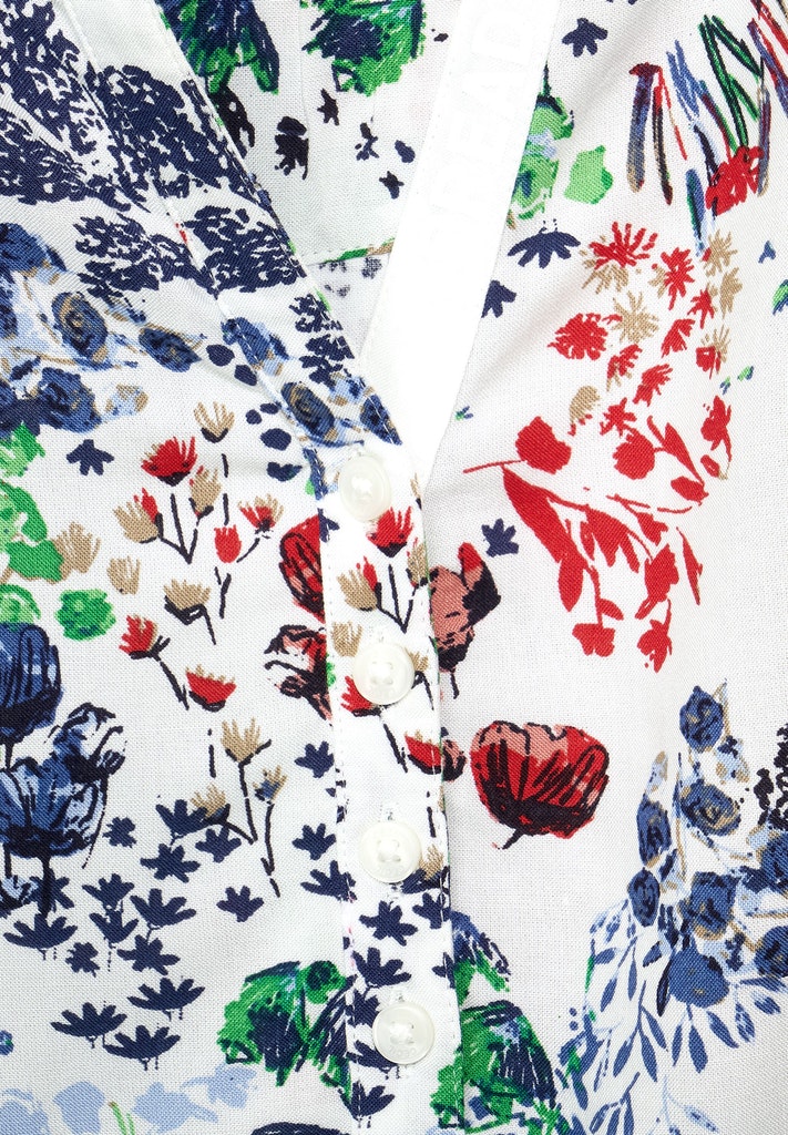 Bluse mit Minimalprint