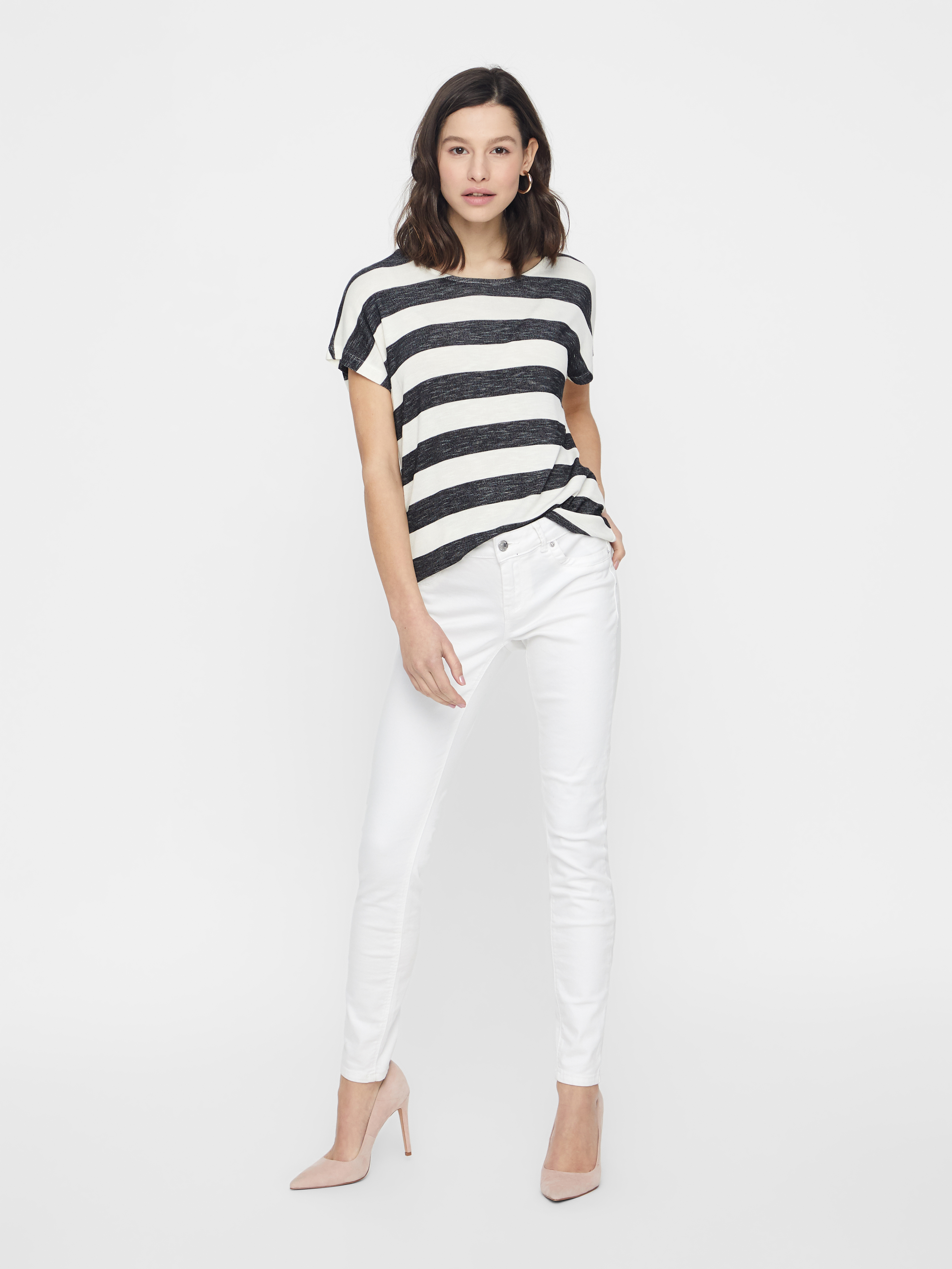 VMWIDE STRIPE SL TOP JRS NOOS