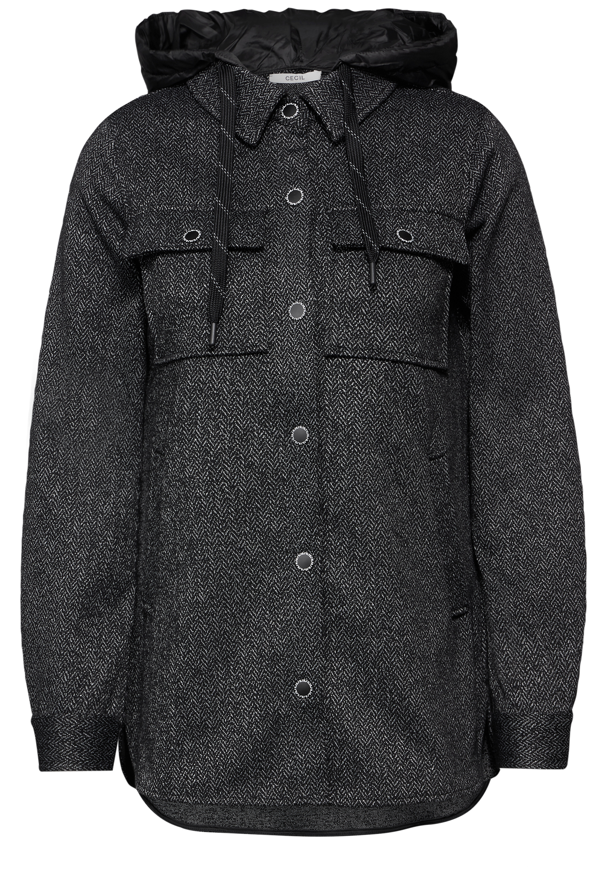 Overshirt mit Kapuze