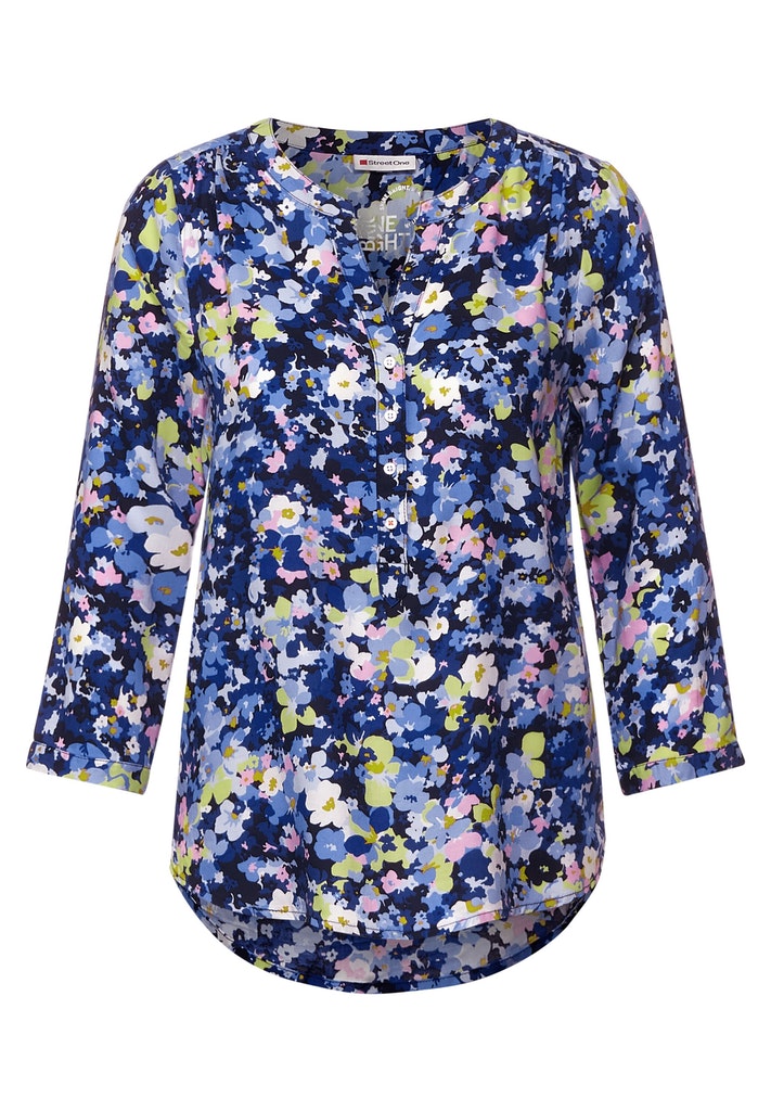 Bluse mit Blumen Muster