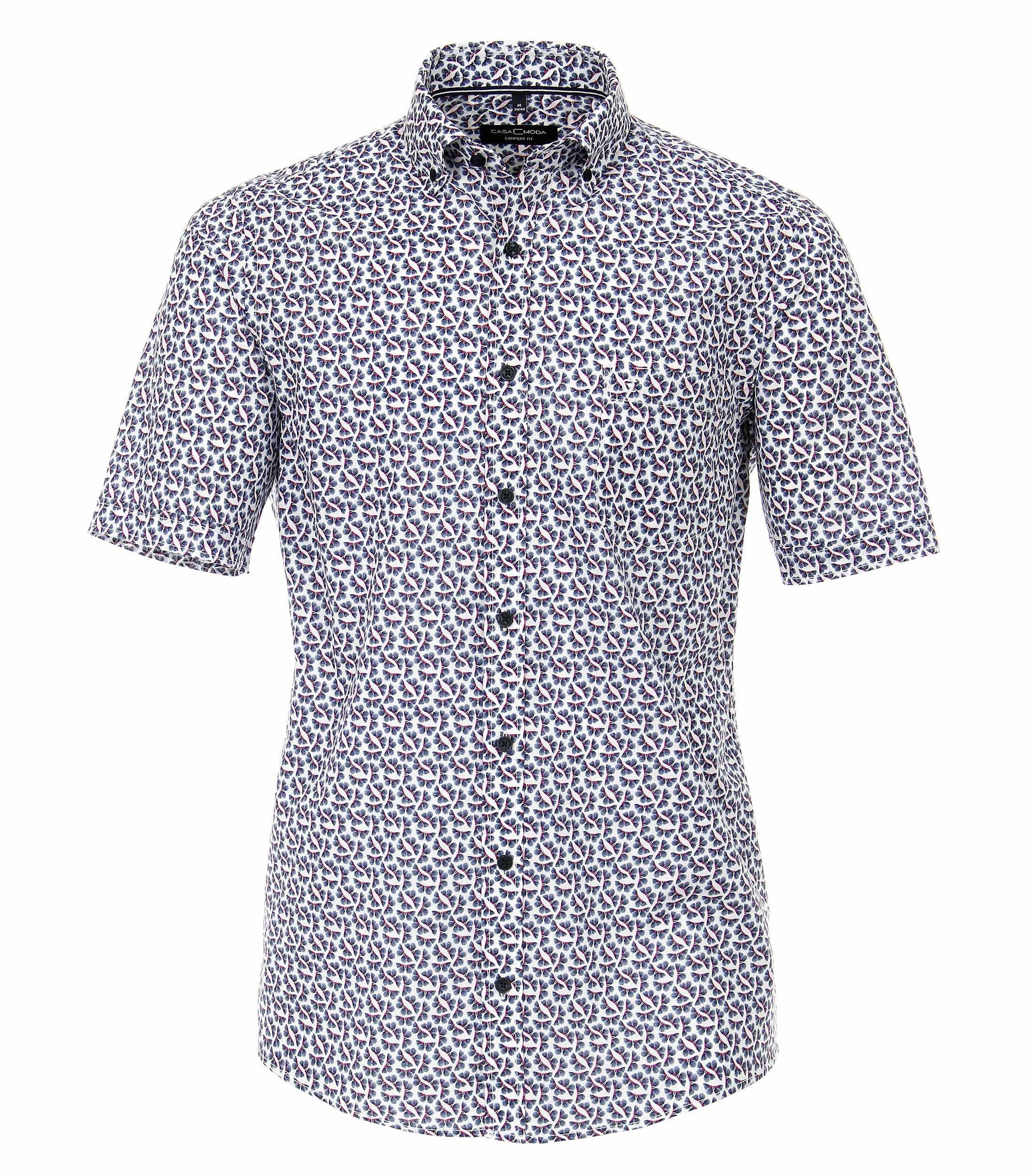 Druck Hemd Halbarm Print
