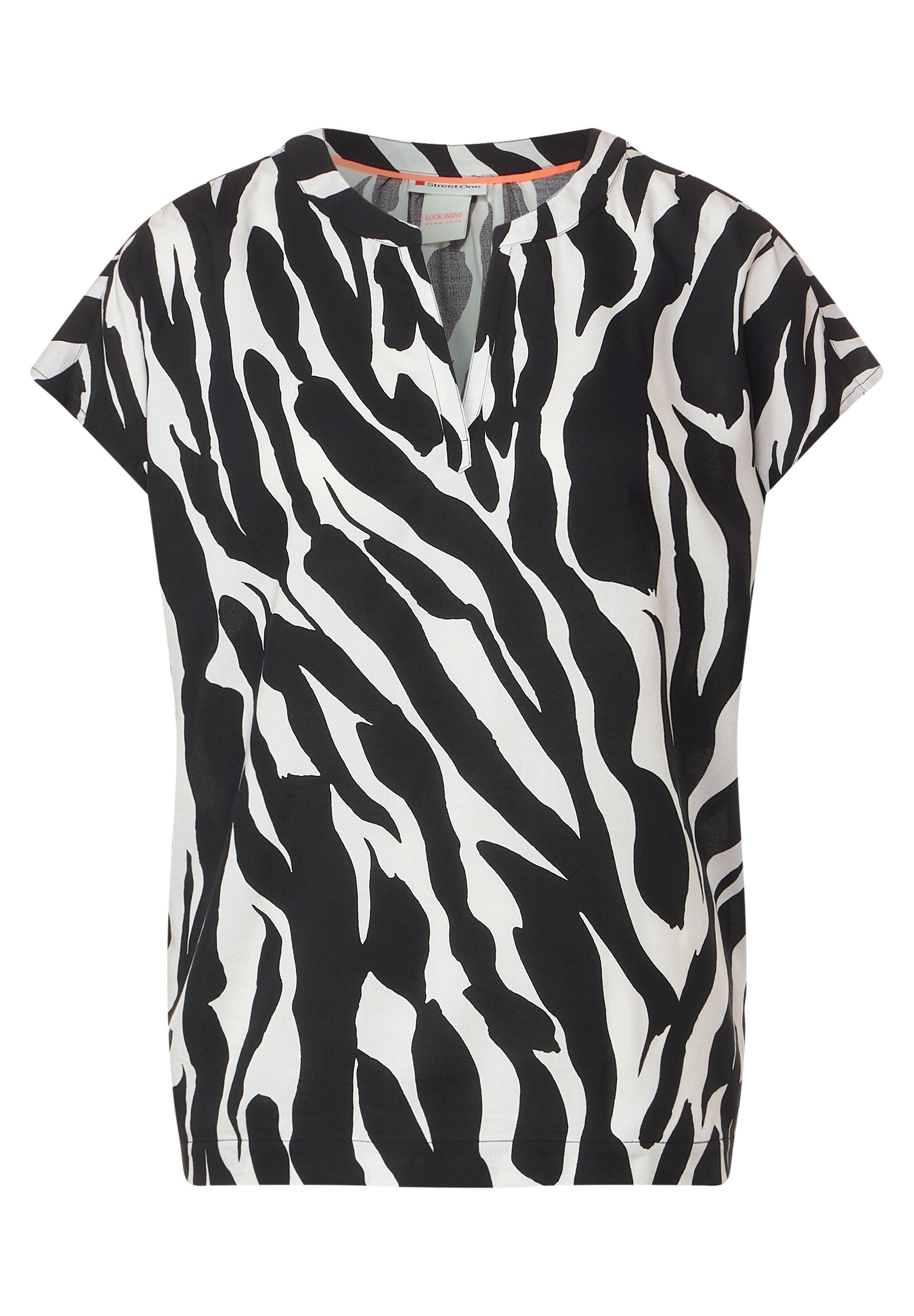 Zebraprint Blusenshirt