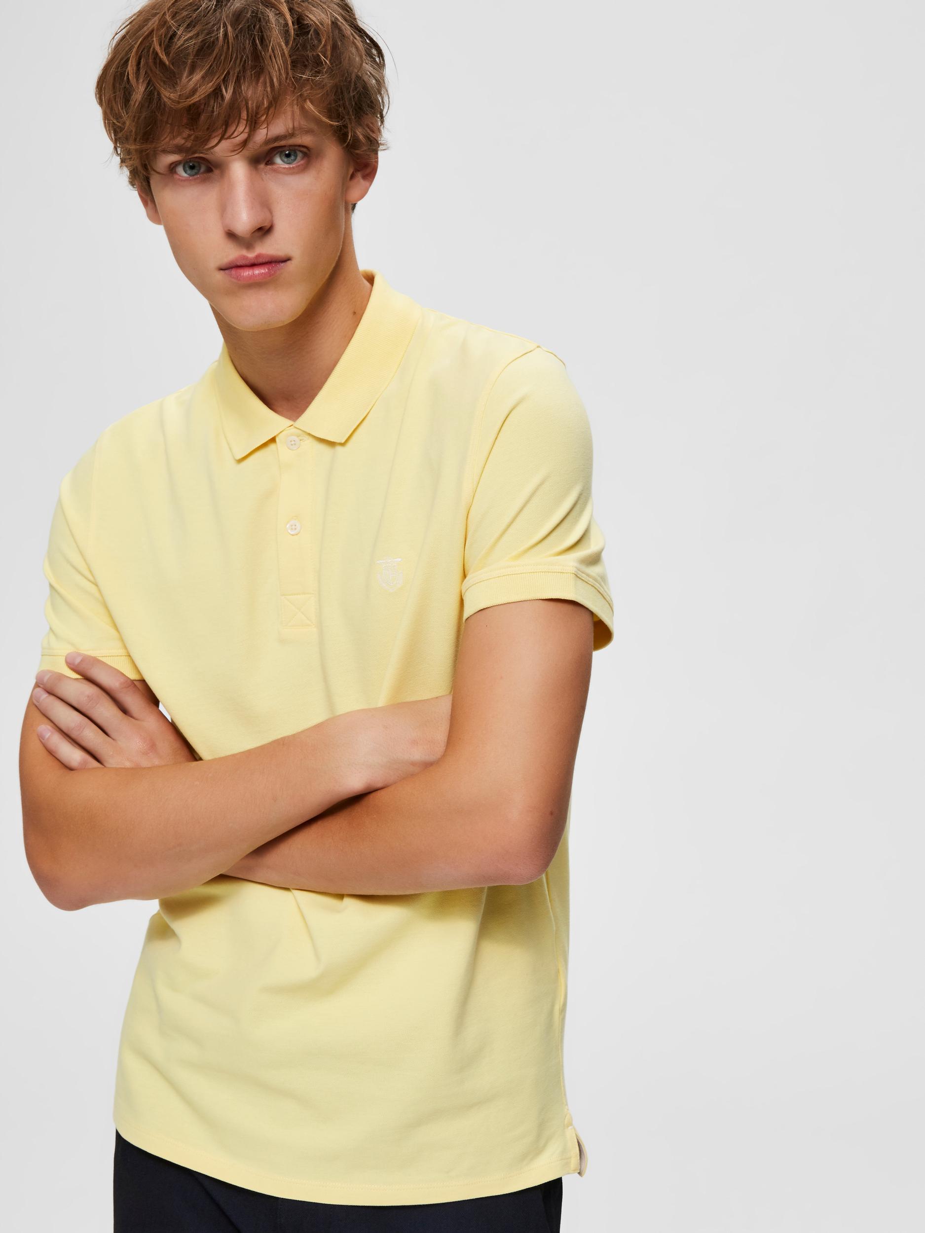 SLHARO SS EMBROIDERY POLO  W NOOS