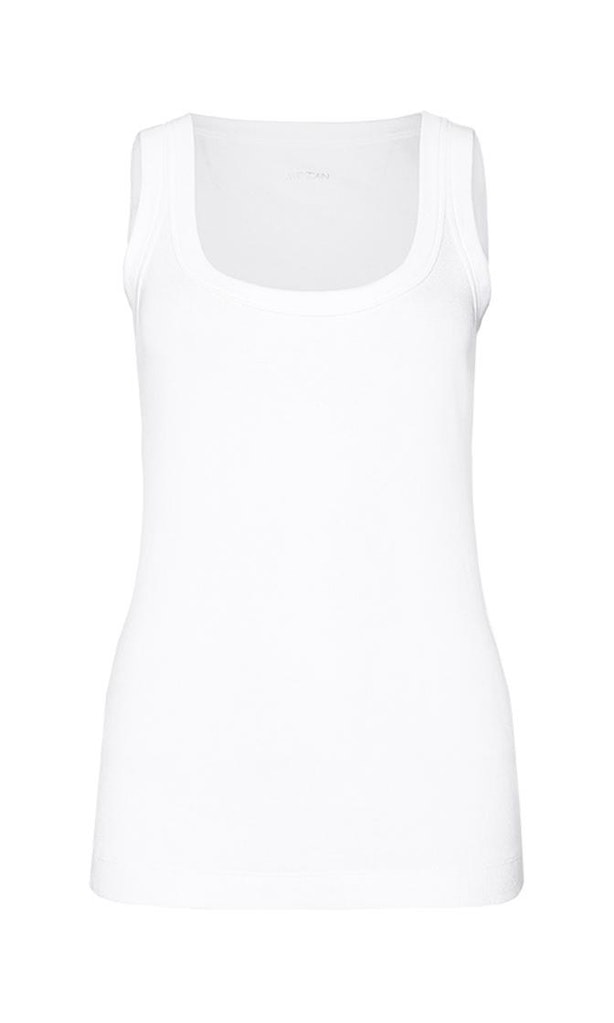 Tanktop aus Feinripp