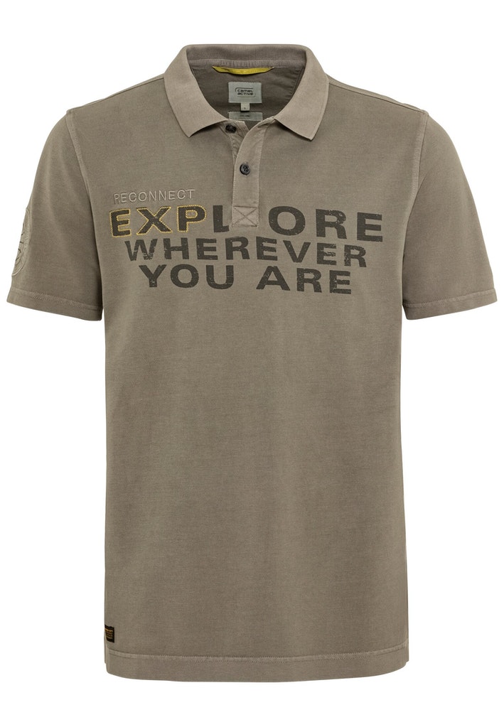 Kurzarm Poloshirt aus Baumwolle
