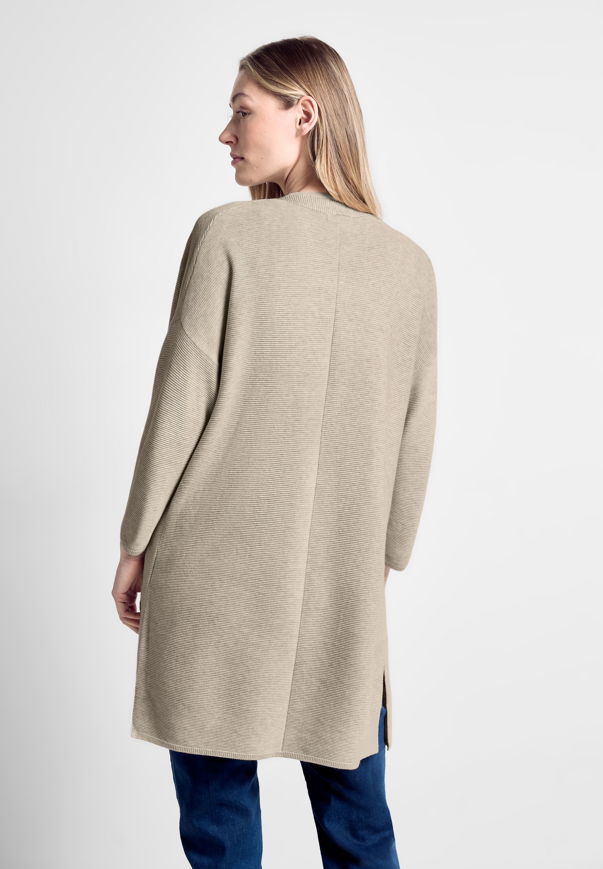 Offener Long Cardigan