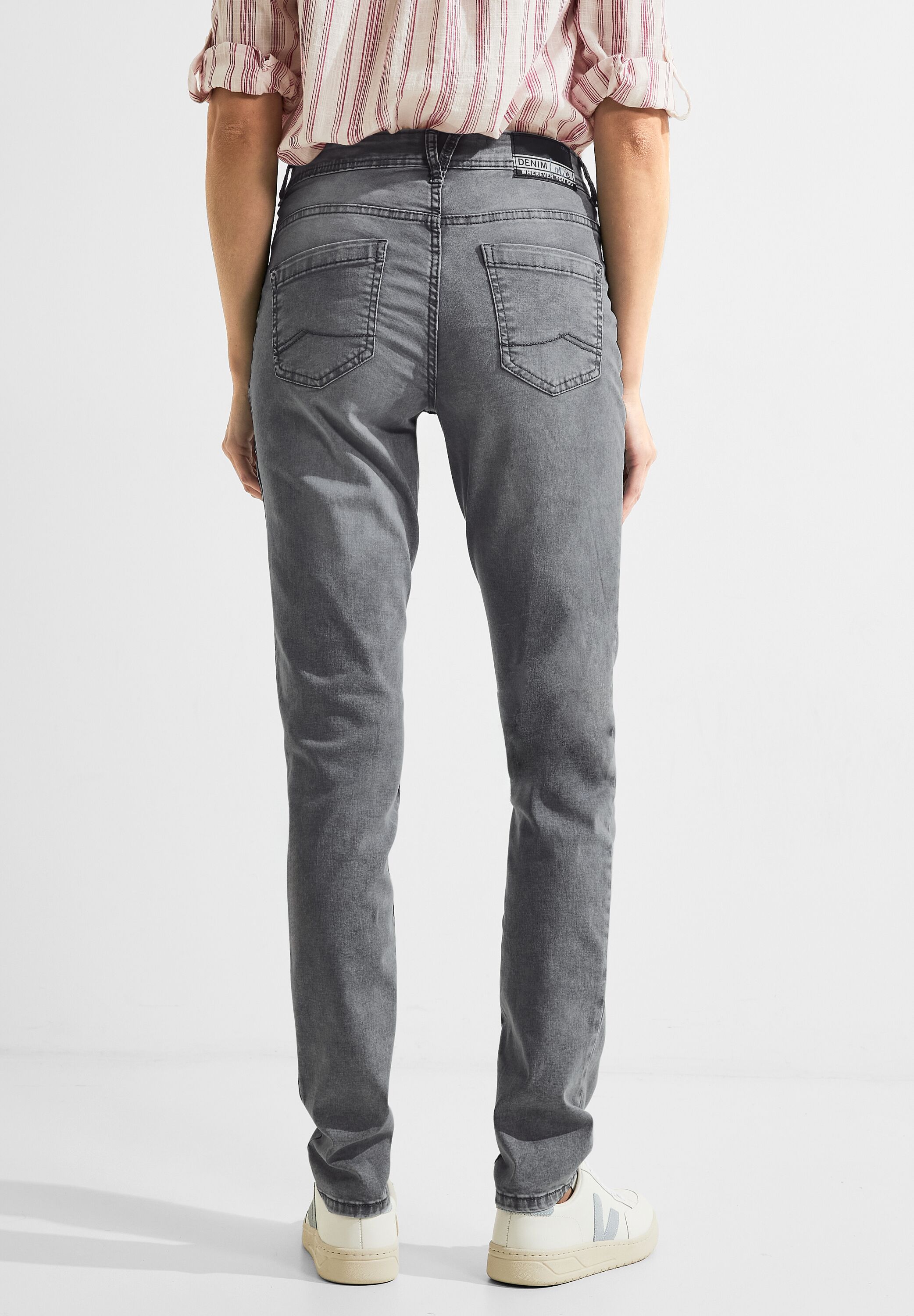 Graue Loose Fit Jeans
