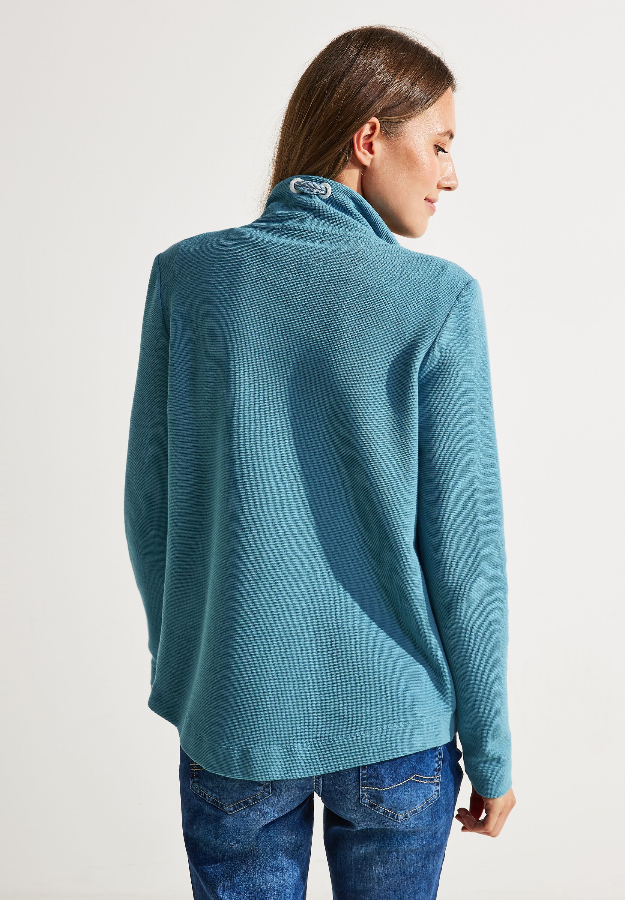 Shirtjacke mit Struktur
