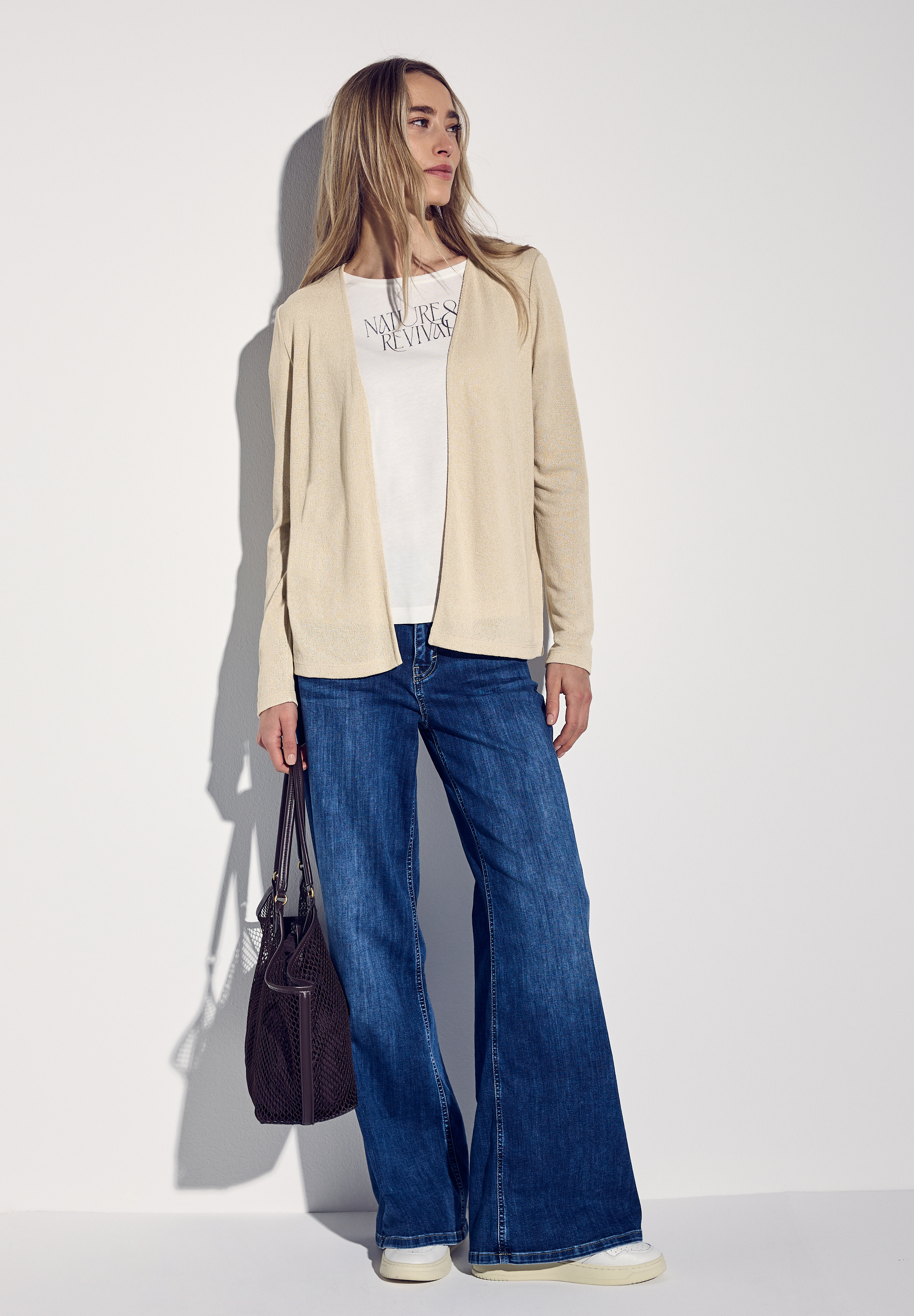 Strick-Look Jacke