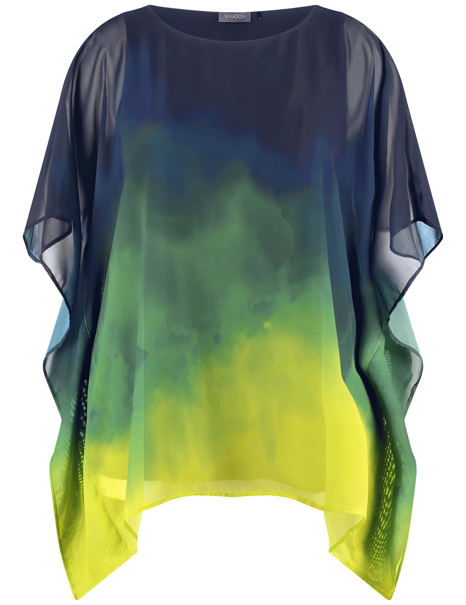 Oversized-Bluse im Lagen-Look