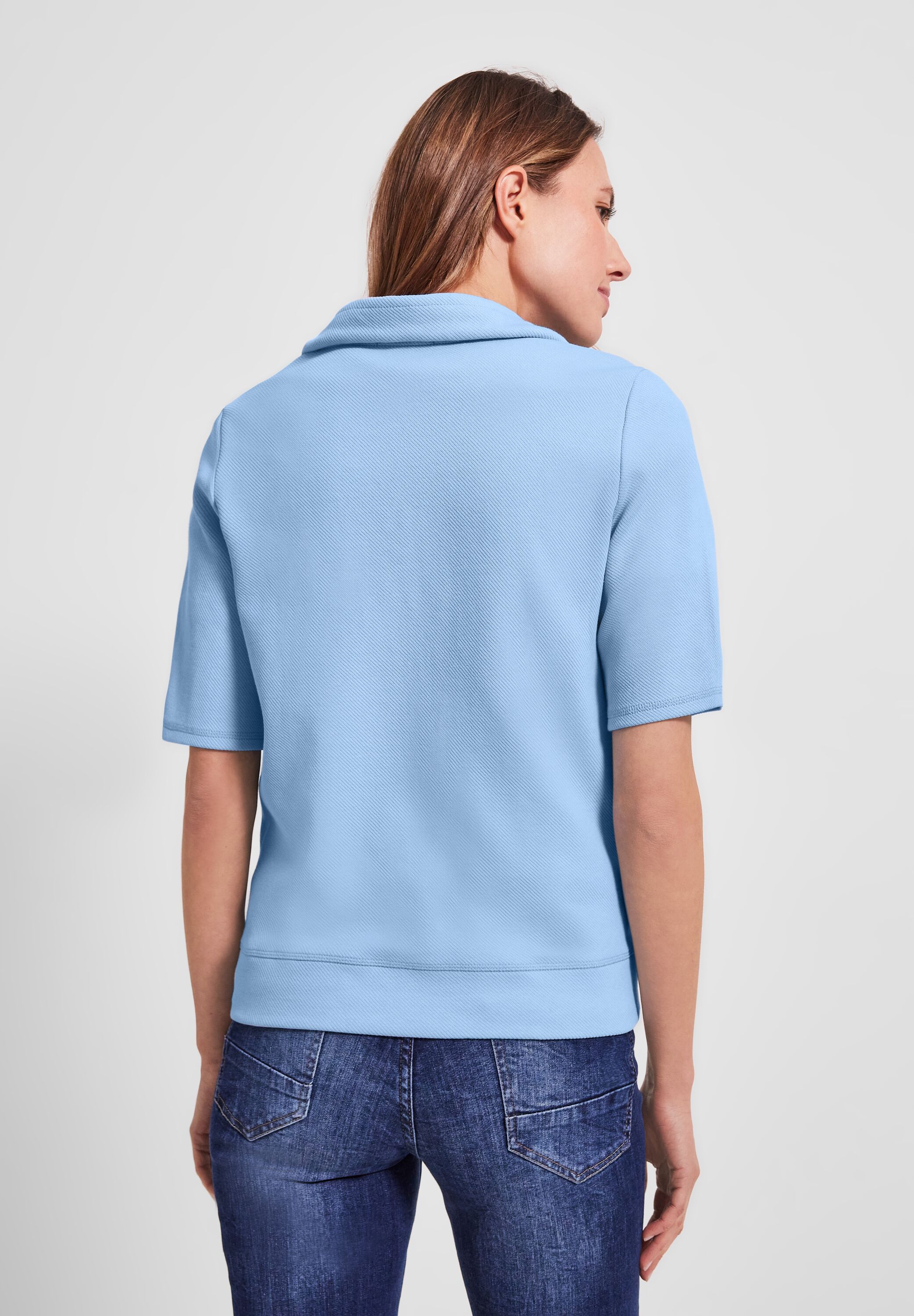 Kurzarm Sweatjacke