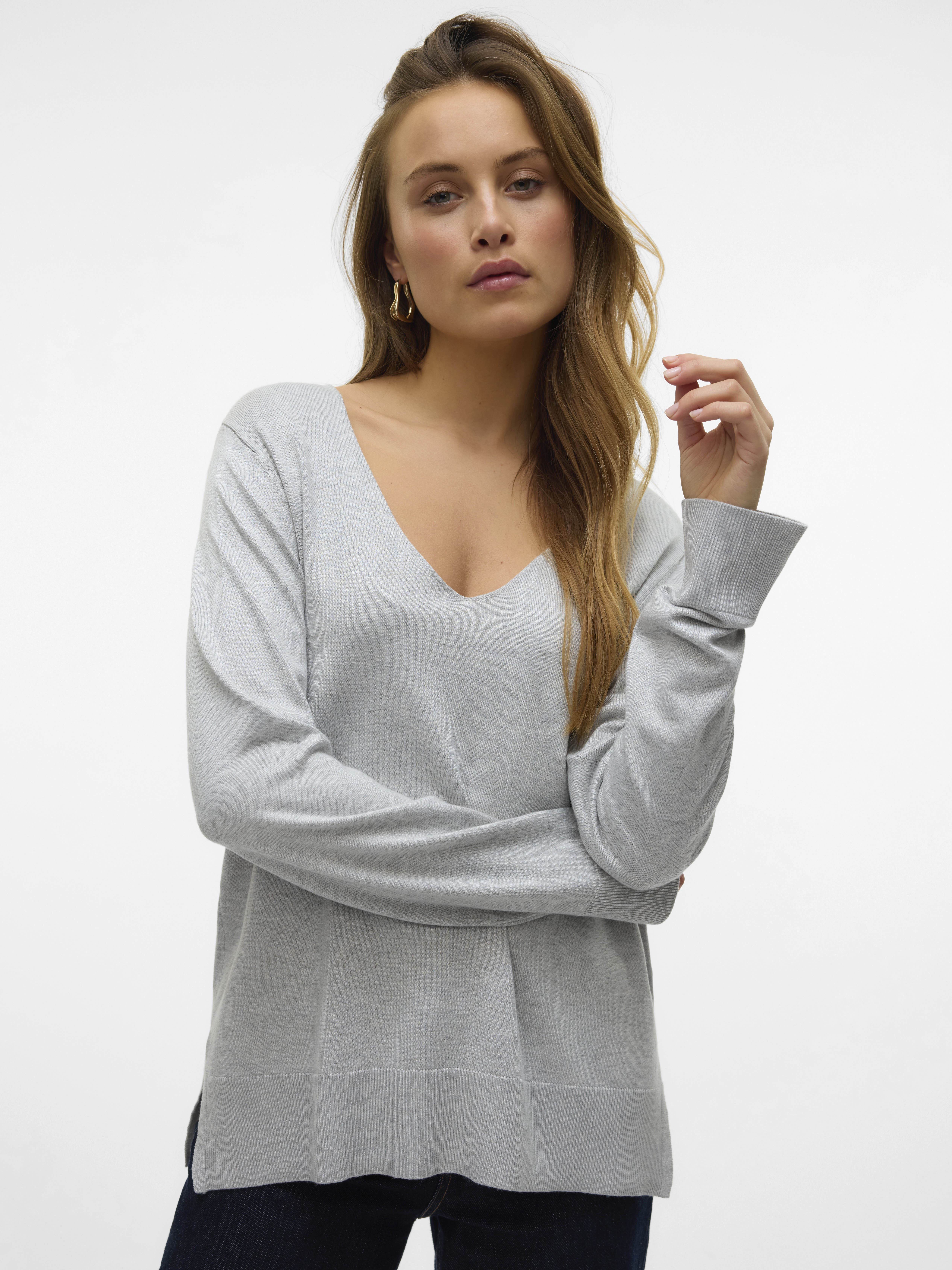 VMSILJE LS V-NECK PULLOVER GA NOOS