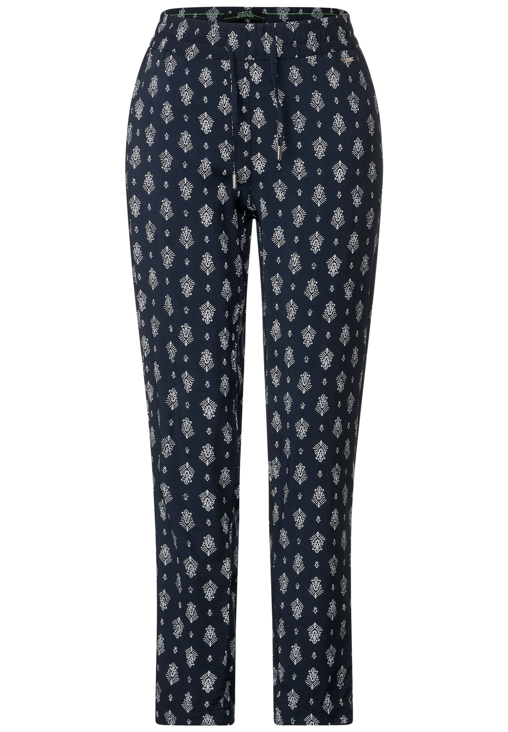 Casual Fit Hose mit Print