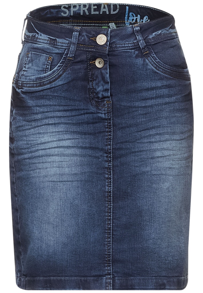 Jeansrock in Mittelblau
