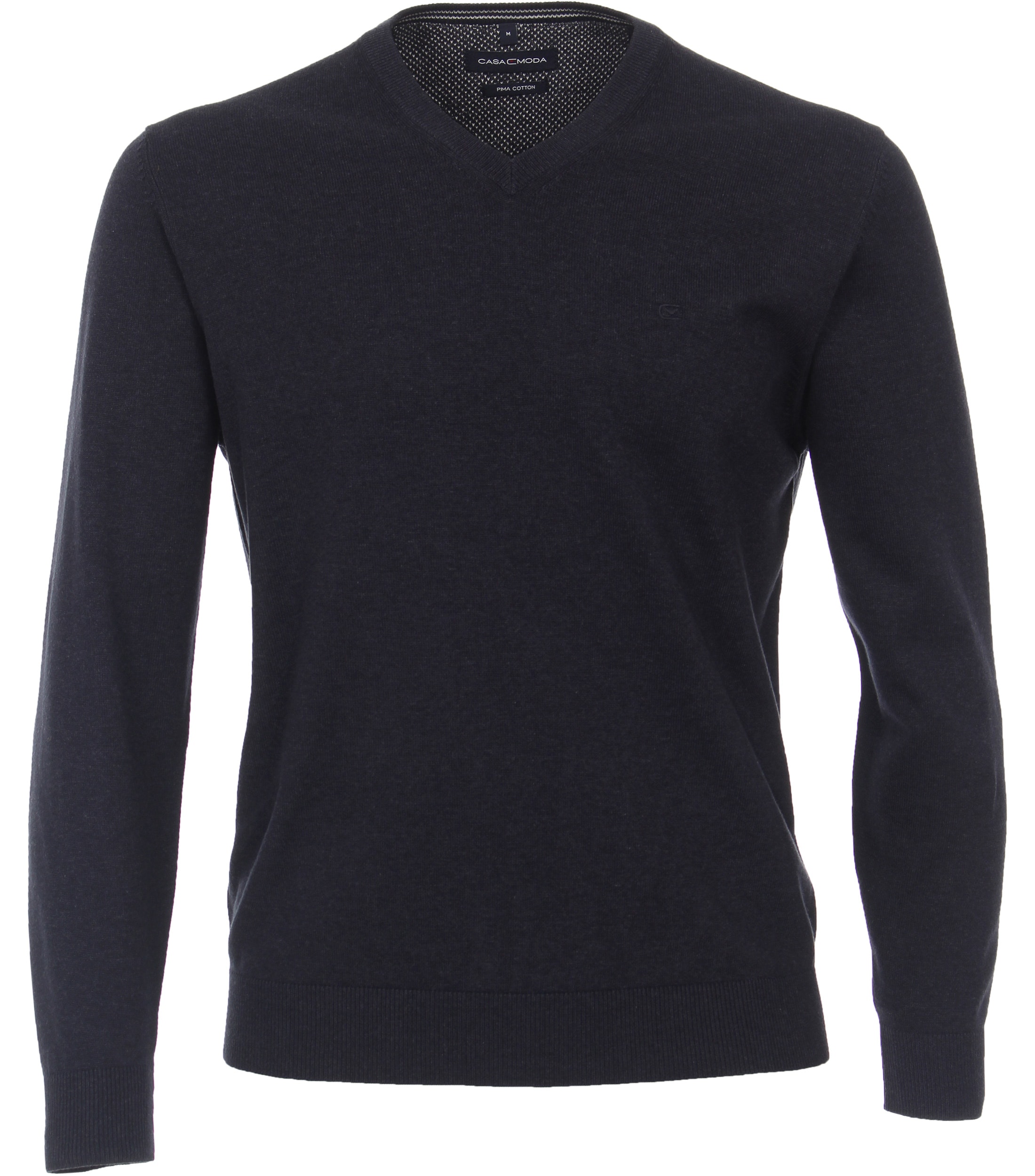 Pullover mit V-Ausschnitt uni 004430