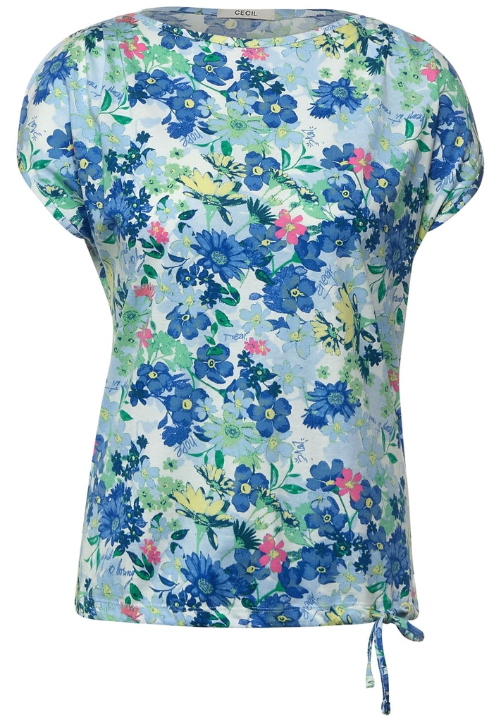 T-Shirt mit Blumenmuster